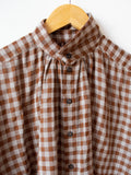 Namu Shop - Toogood The Shepherd Shirt - Tawny Wool Cotton Check