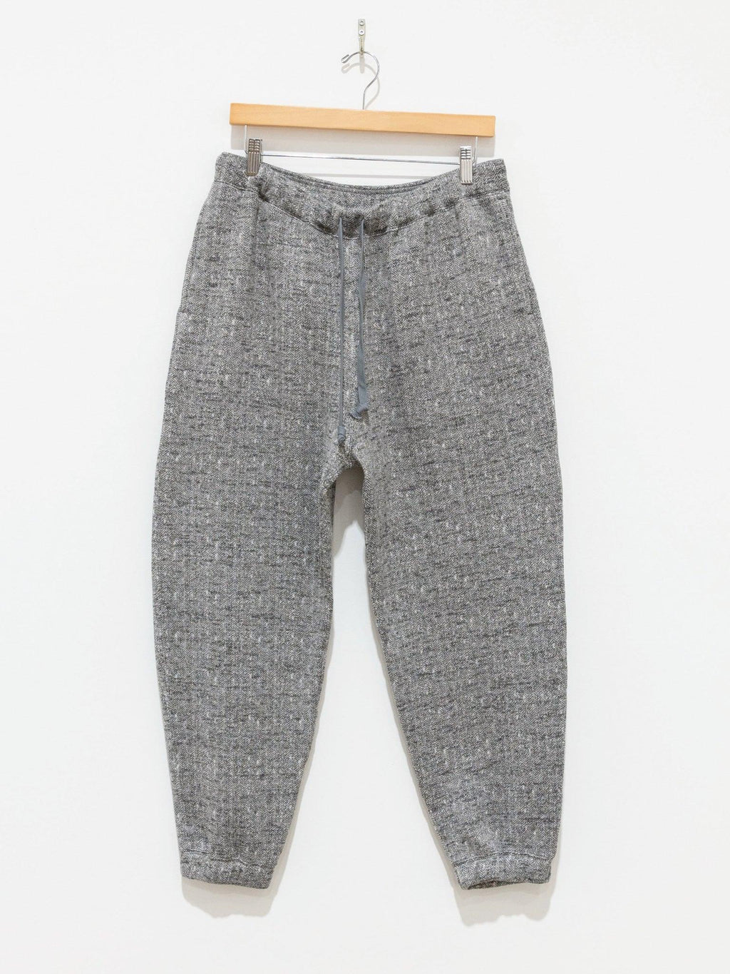 Namu Shop - ts(s) Back Brushed Herringbone Jersey Sweatpants - Gray