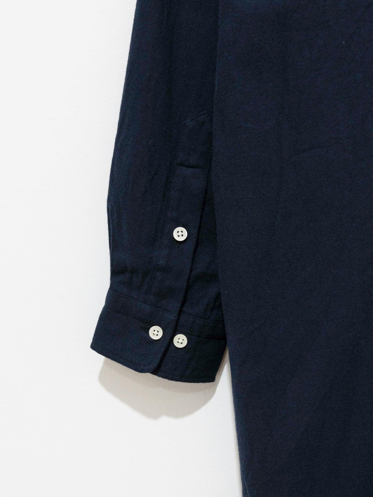 Namu Shop - ts(s) Brushed Cotton Twill Shirt Dress - Navy