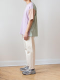 Namu Shop - ts(s) Color Panel Oversized Dry Touch T-Shirt - Lavender