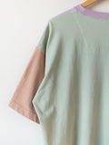 Namu Shop - ts(s) Color Panel Oversized Dry Touch T-Shirt - Lavender