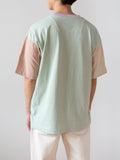 Namu Shop - ts(s) Color Panel Oversized Dry Touch T-Shirt - Lavender