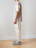Namu Shop - ts(s) Color Panel Oversized Dry Touch T-Shirt - Light Gray