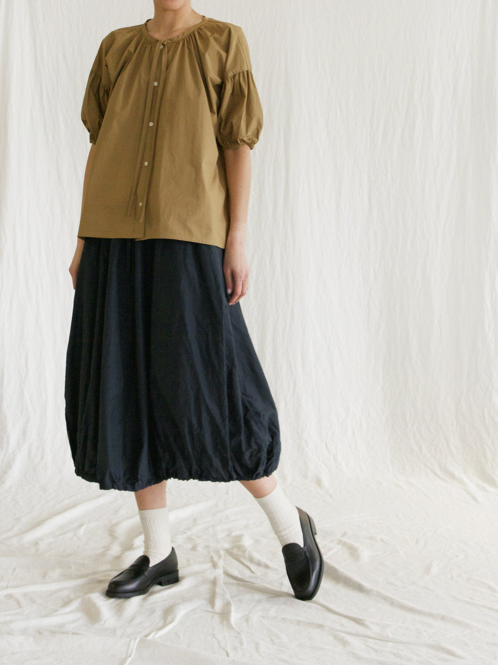 Namu Shop - ts(s) Cotton Silk String Balloon Skirt