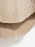 Namu Shop - ts(s) Fine Count Cotton Double Cloth BD Shirt - Beige