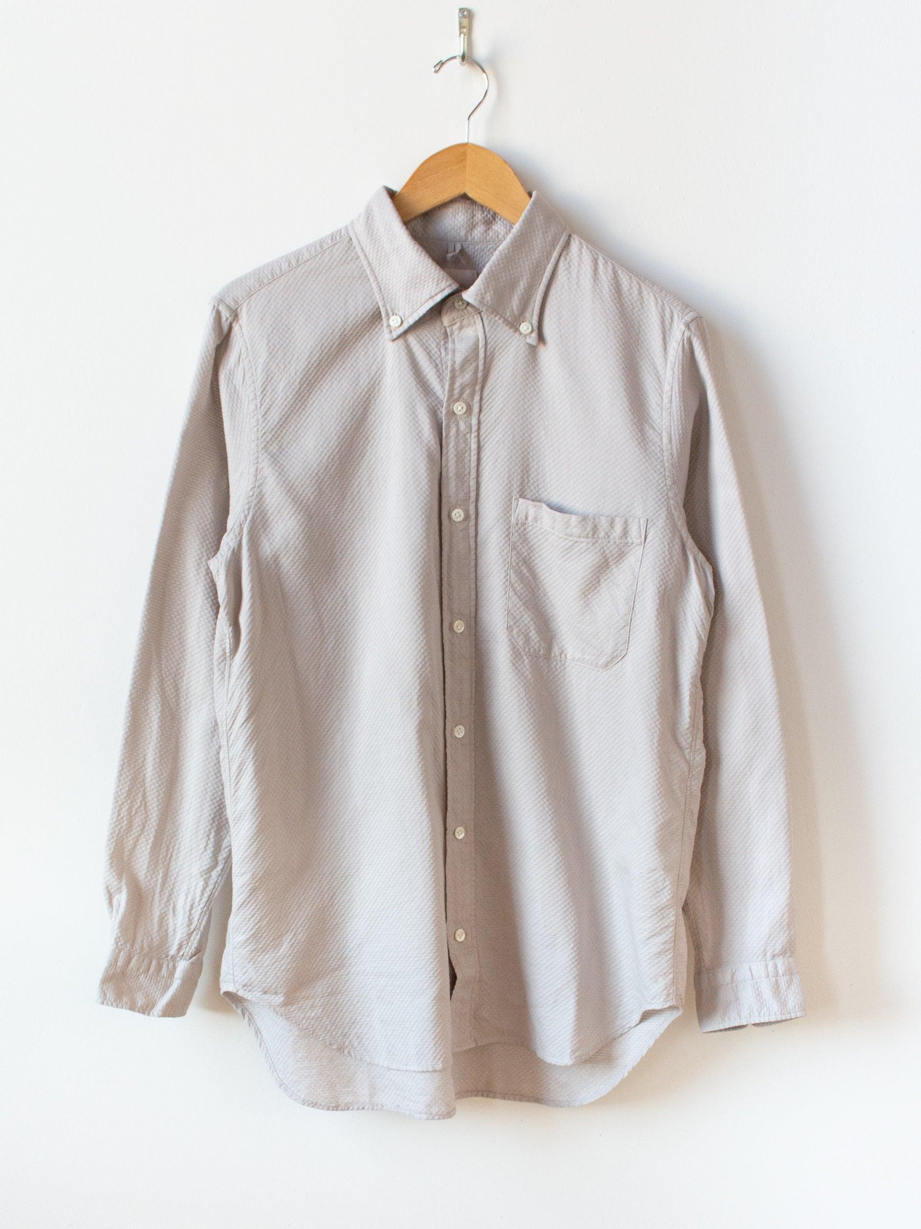 Namu Shop - ts(s) Garment Dyed Dobby Cloth BD Shirt - Greige