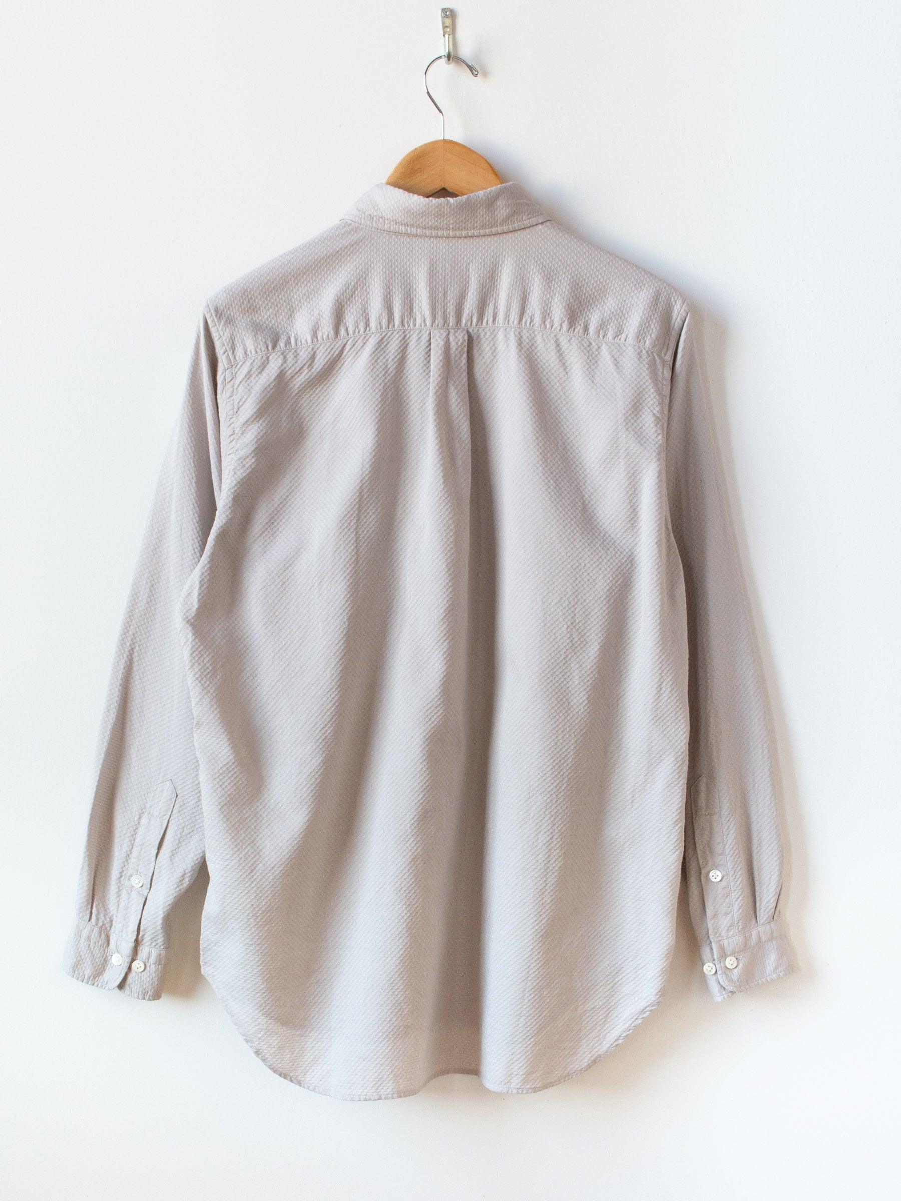 Namu Shop - ts(s) Garment Dyed Dobby Cloth BD Shirt - Greige
