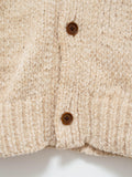 Namu Shop - ts(s) Hand Dyed Cotton Mole Yarn Cardigan - Natural