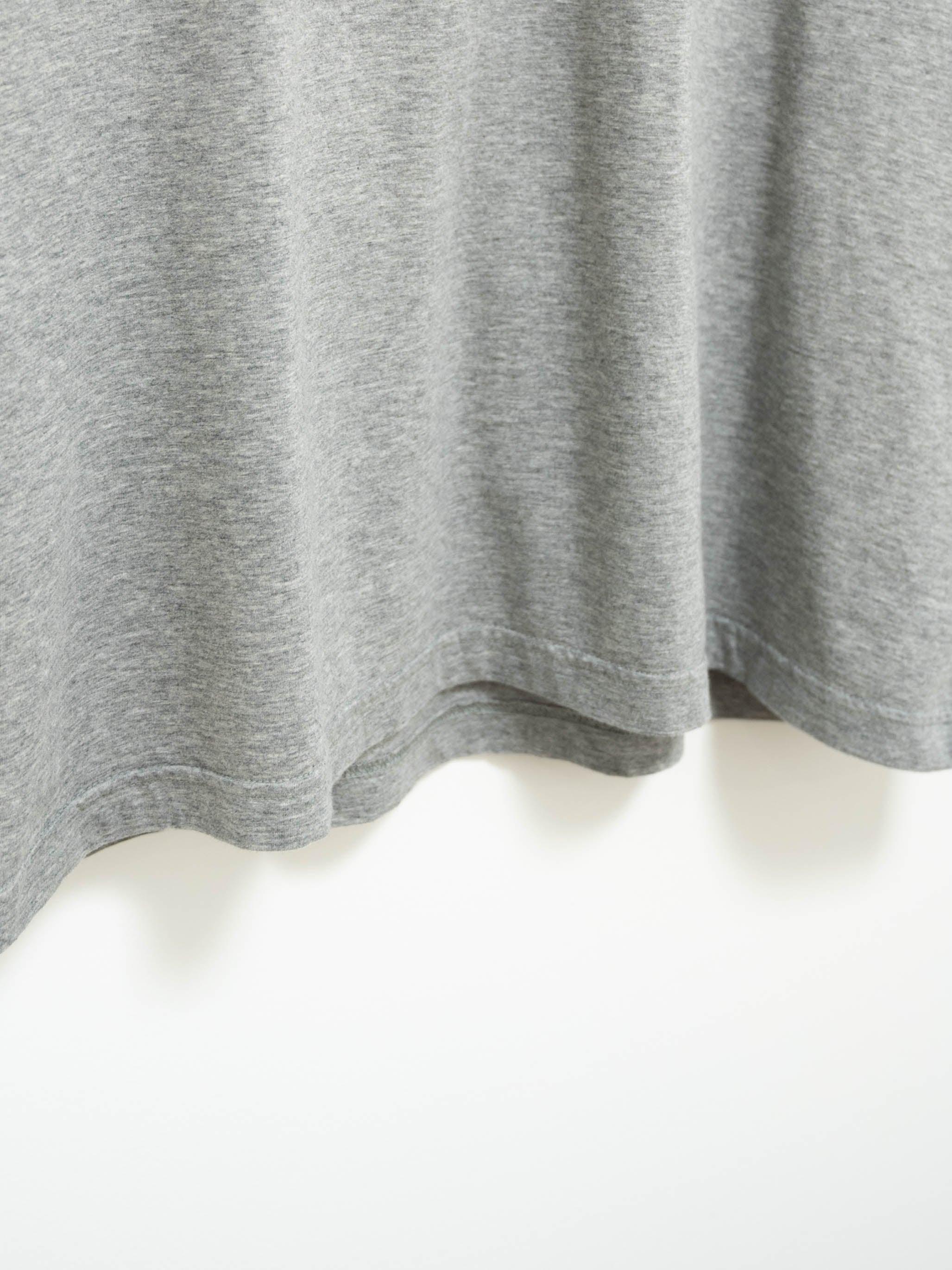 Namu Shop - ts(s) High Gauge Cotton Jersey Crewneck T-Shirt - Heather Gray