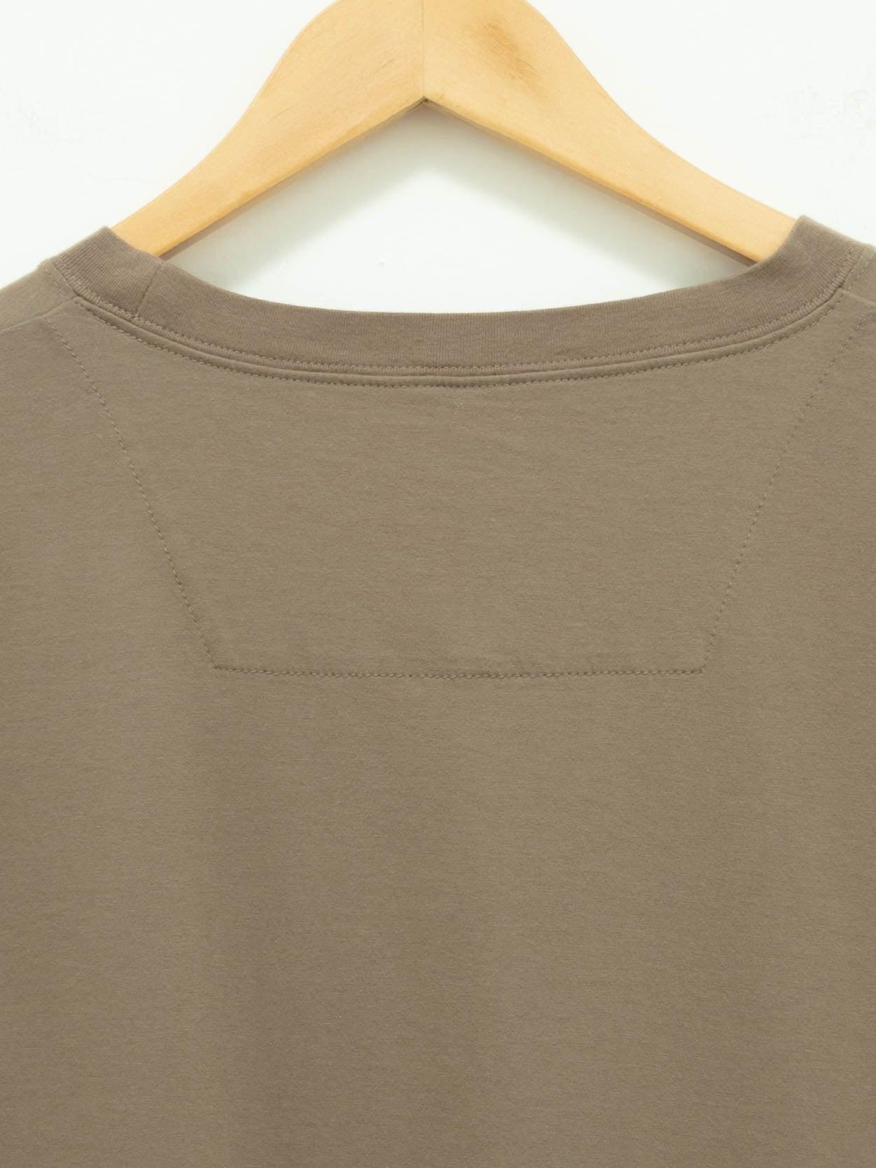 Namu Shop - ts(s) High Gauge Cotton Jersey Crewneck T-Shirt - Khaki