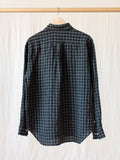 Namu Shop - ts(s) Irish Linen Baggy Shirt - Gray Gingham