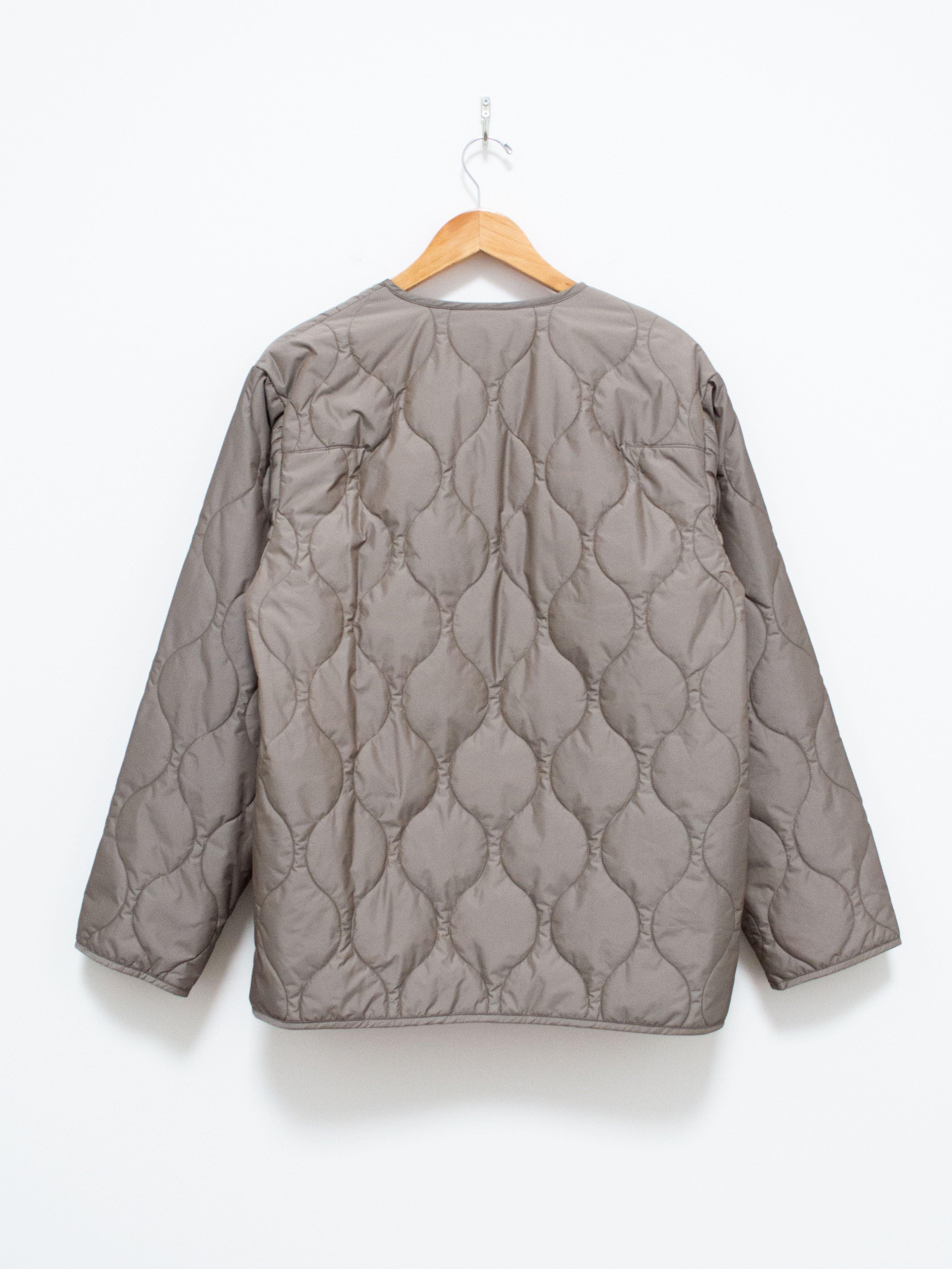 Namu Shop - ts(s) Lightweight Taffeta Quilted Liner Buckle Jacket - Greige