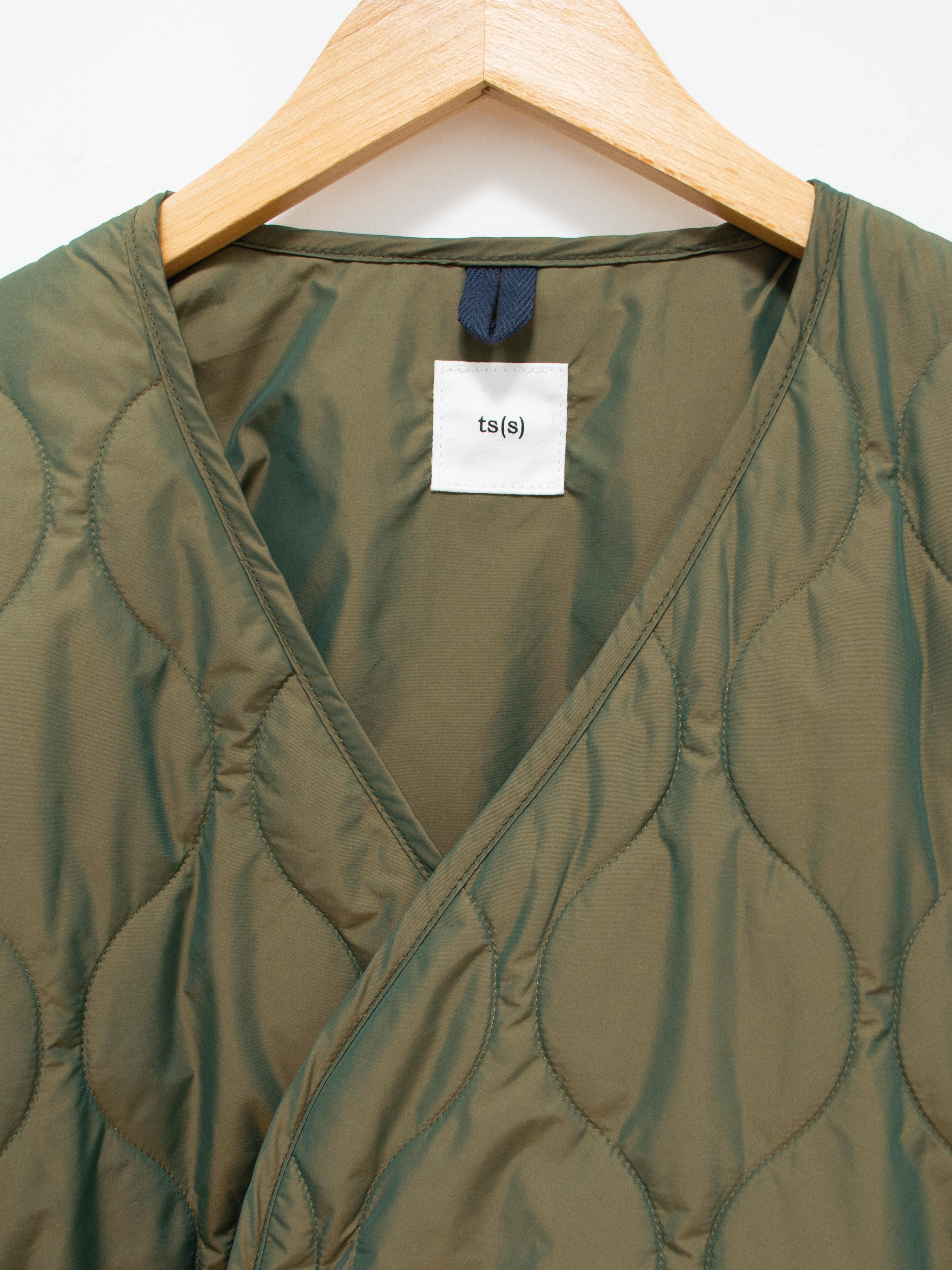 Namu Shop - ts(s) Lightweight Taffeta Quilted Liner Buckle Jacket - Olive