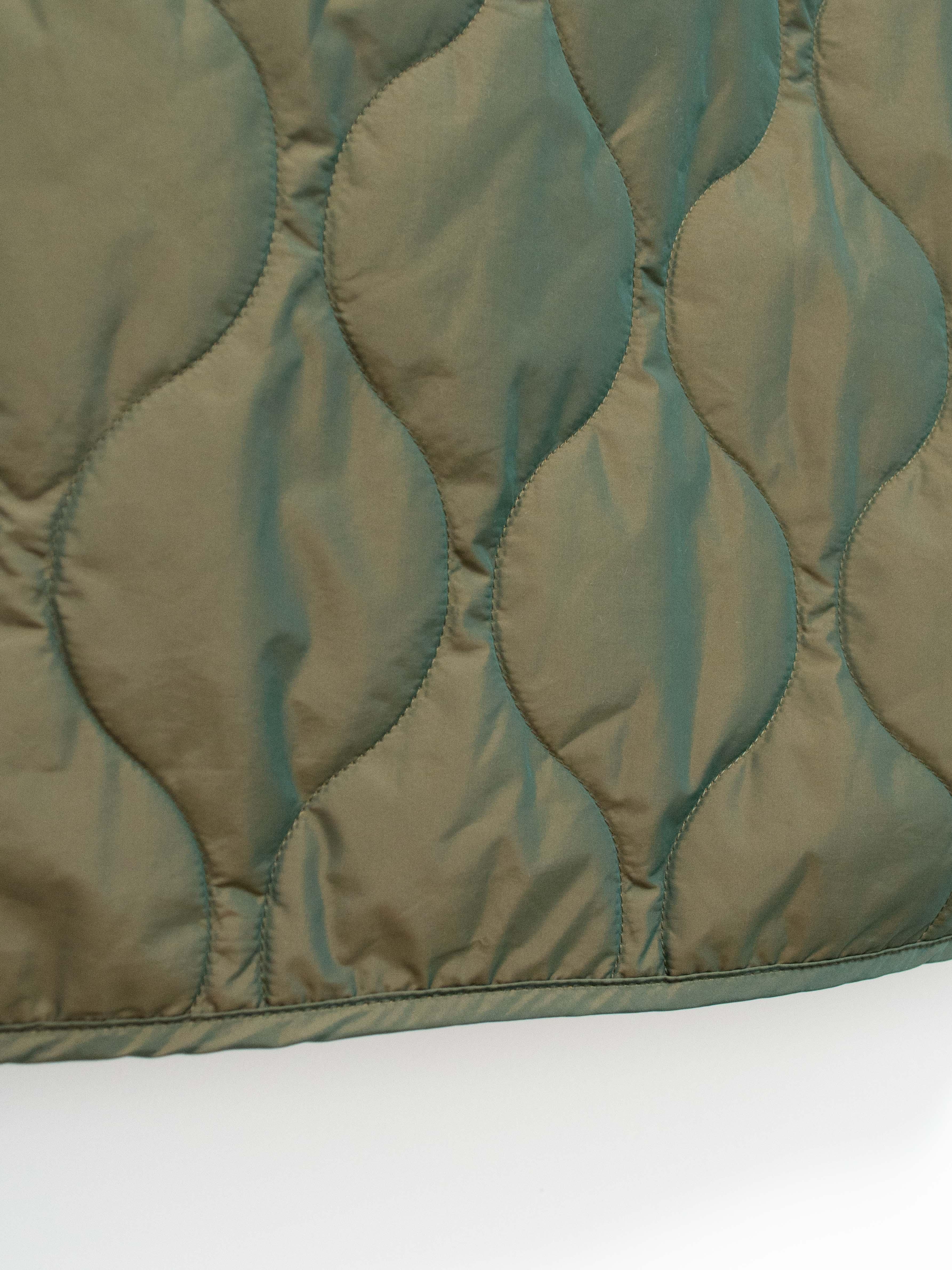 Namu Shop - ts(s) Lightweight Taffeta Quilted Liner Buckle Jacket - Olive