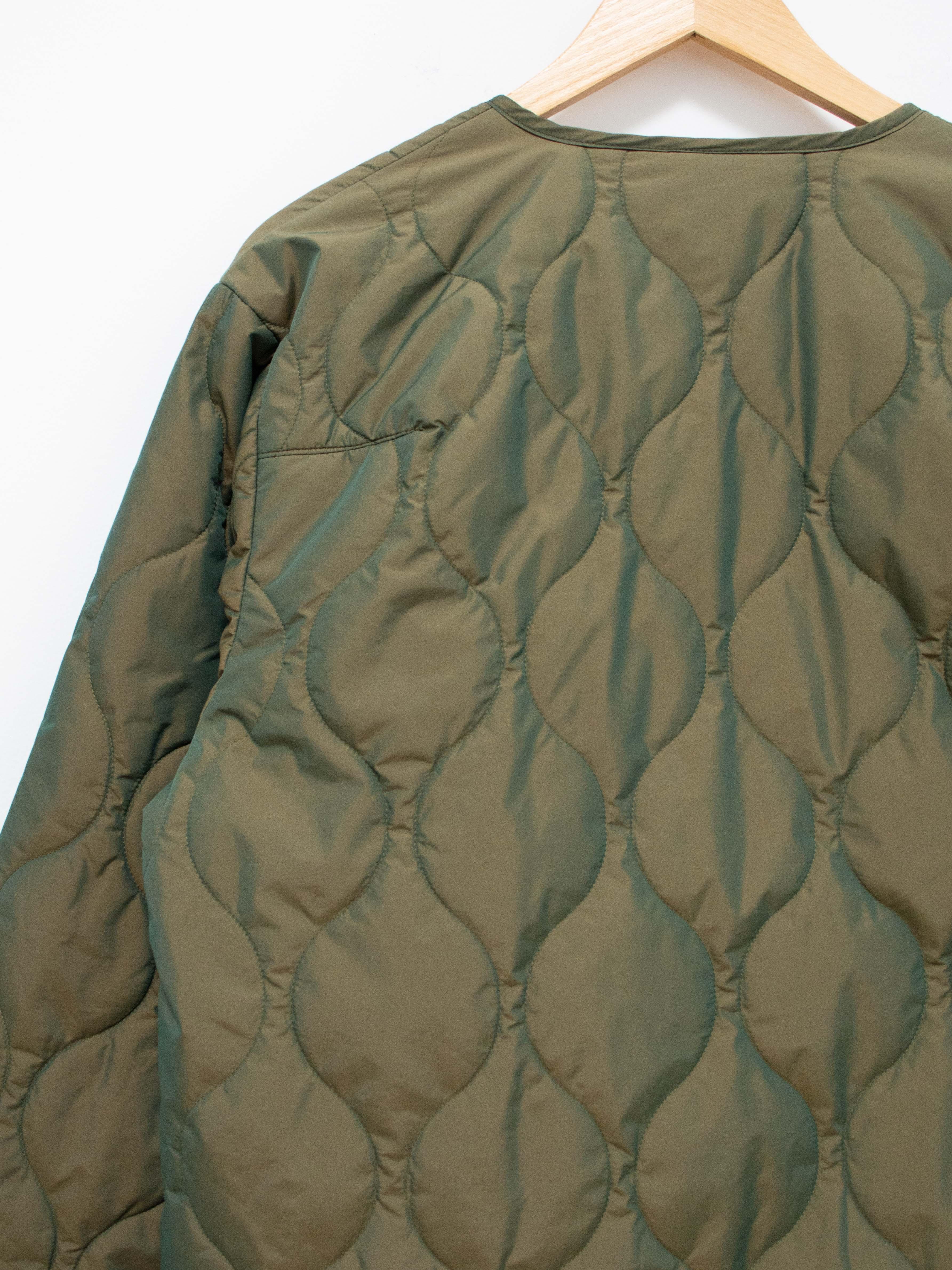 Namu Shop - ts(s) Lightweight Taffeta Quilted Liner Buckle Jacket - Olive