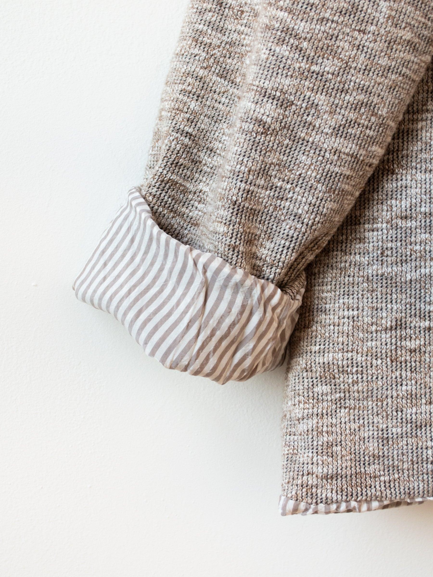 Namu Shop - ts(s) Lined Easy Cardigan - Marled Brown