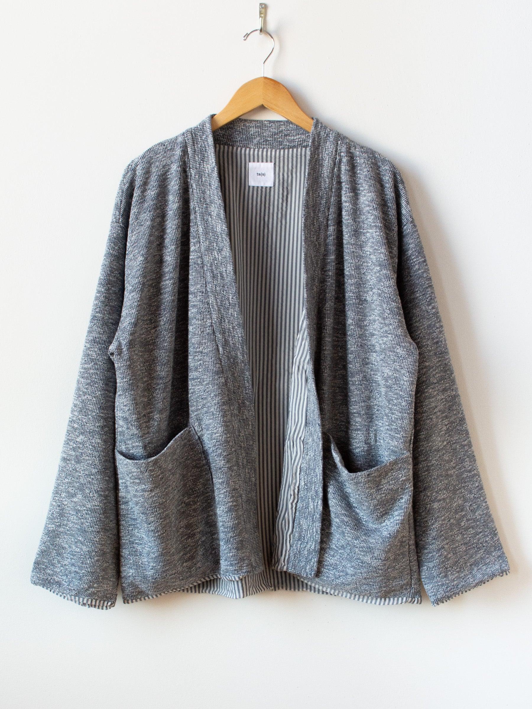 Namu Shop - ts(s) Lined Easy Cardigan - Marled Navy