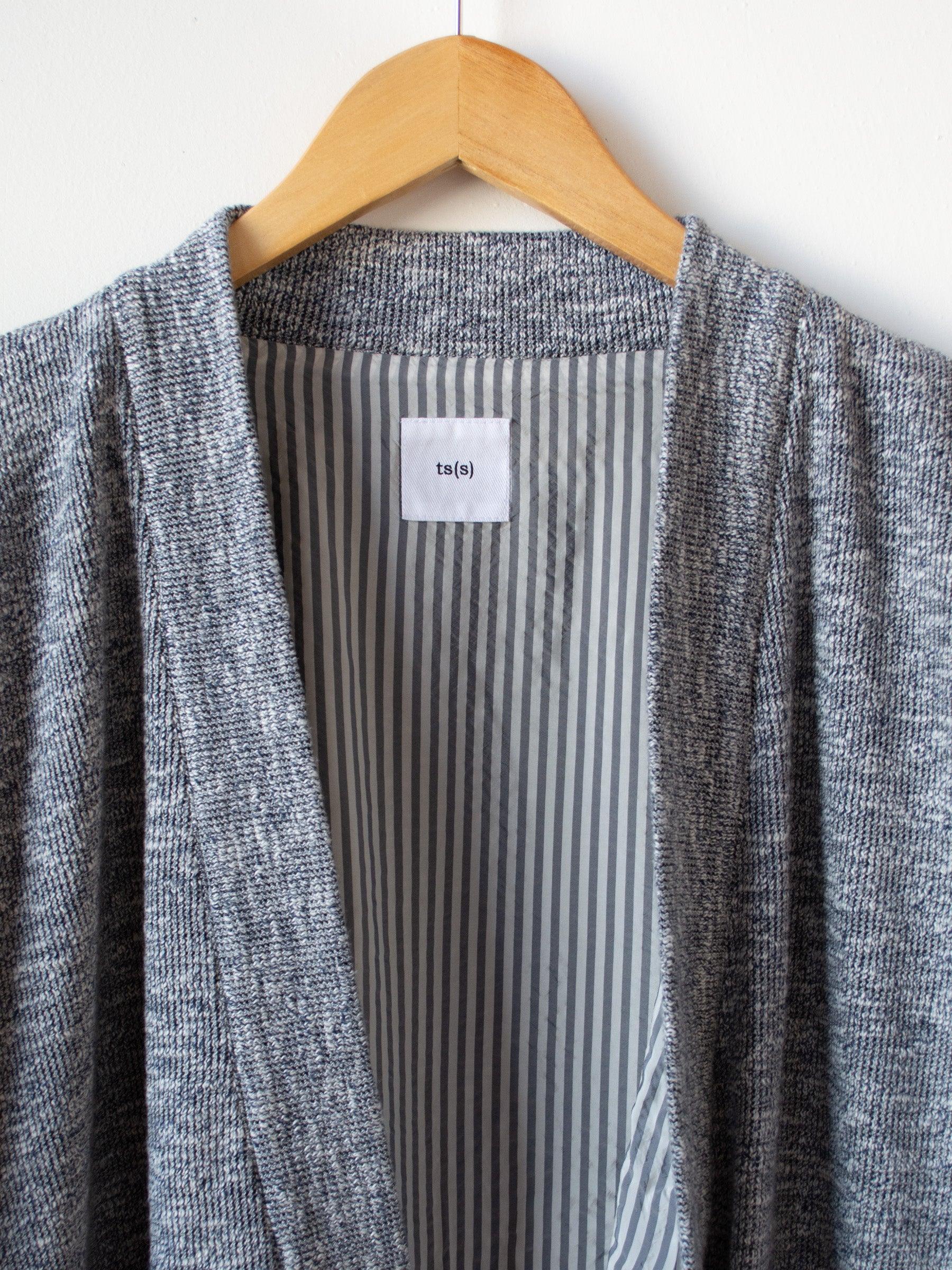 Namu Shop - ts(s) Lined Easy Cardigan - Marled Navy