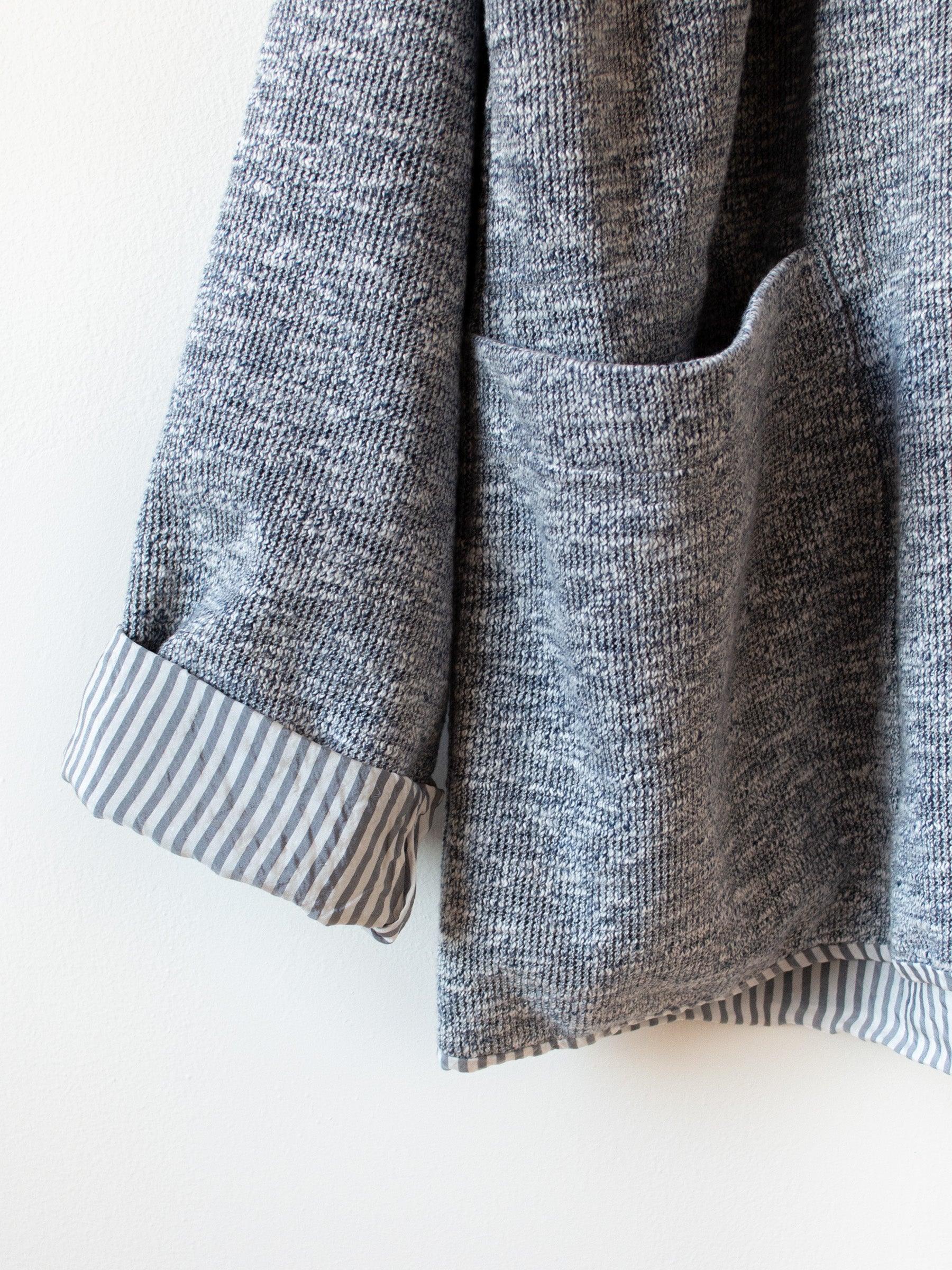 Namu Shop - ts(s) Lined Easy Cardigan - Marled Navy