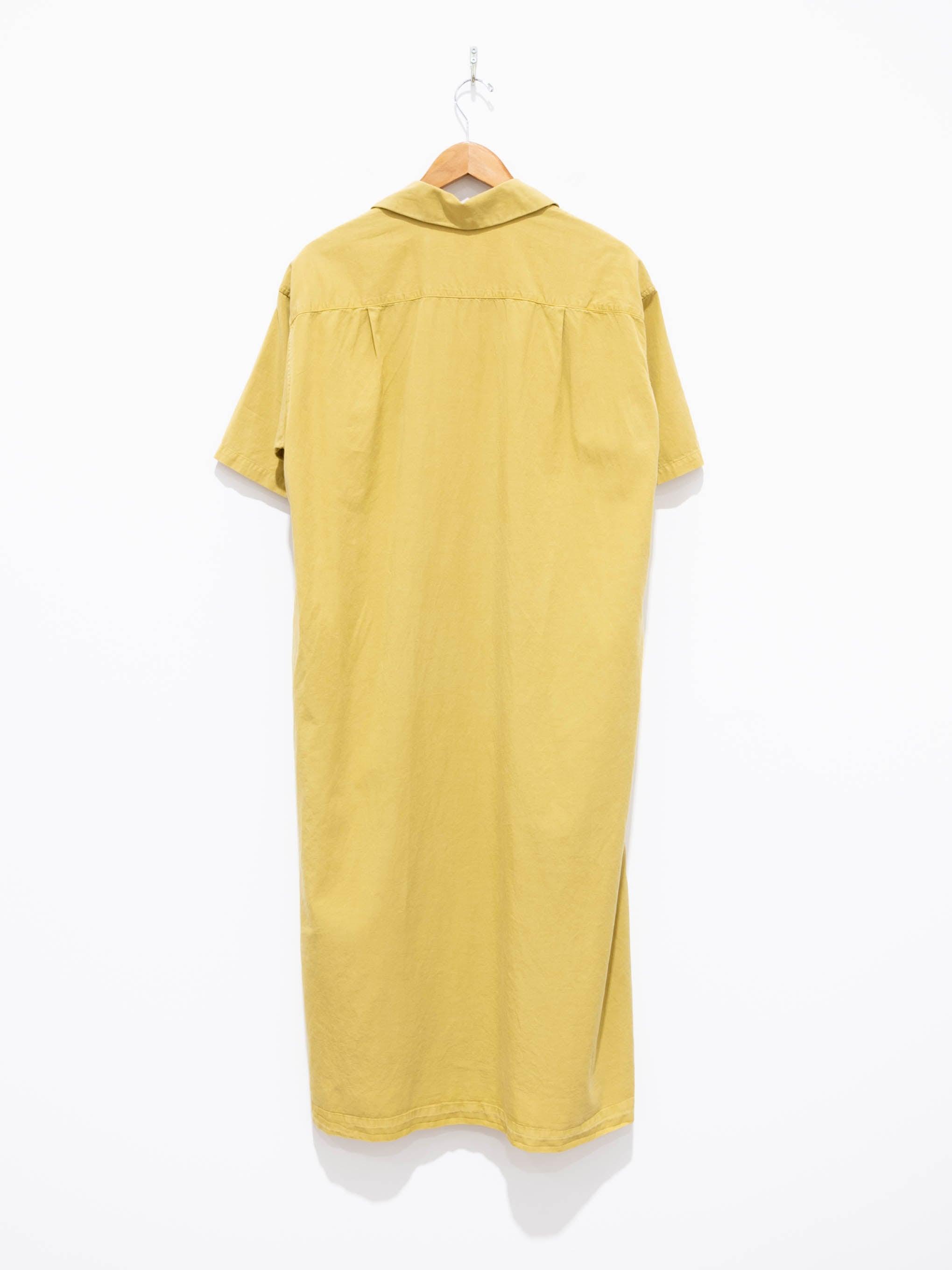 Namu Shop - ts(s) Lyocell Co/Li Round Flap Pocket Shirt Dress - Yellow