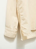 Namu Shop - ts(s) Lyocell Co/Li Round Flap Pocket Shirt - Ecru