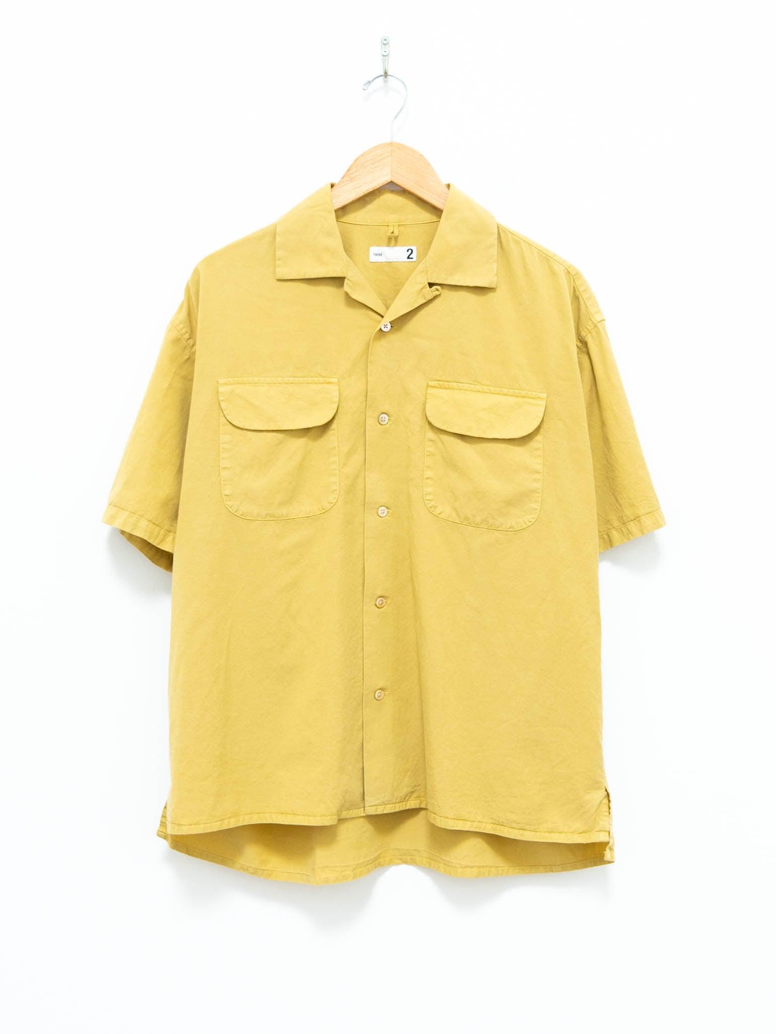 Namu Shop - ts(s) Lyocell Co/Li Round Flap Pocket S/S Shirt - Yellow