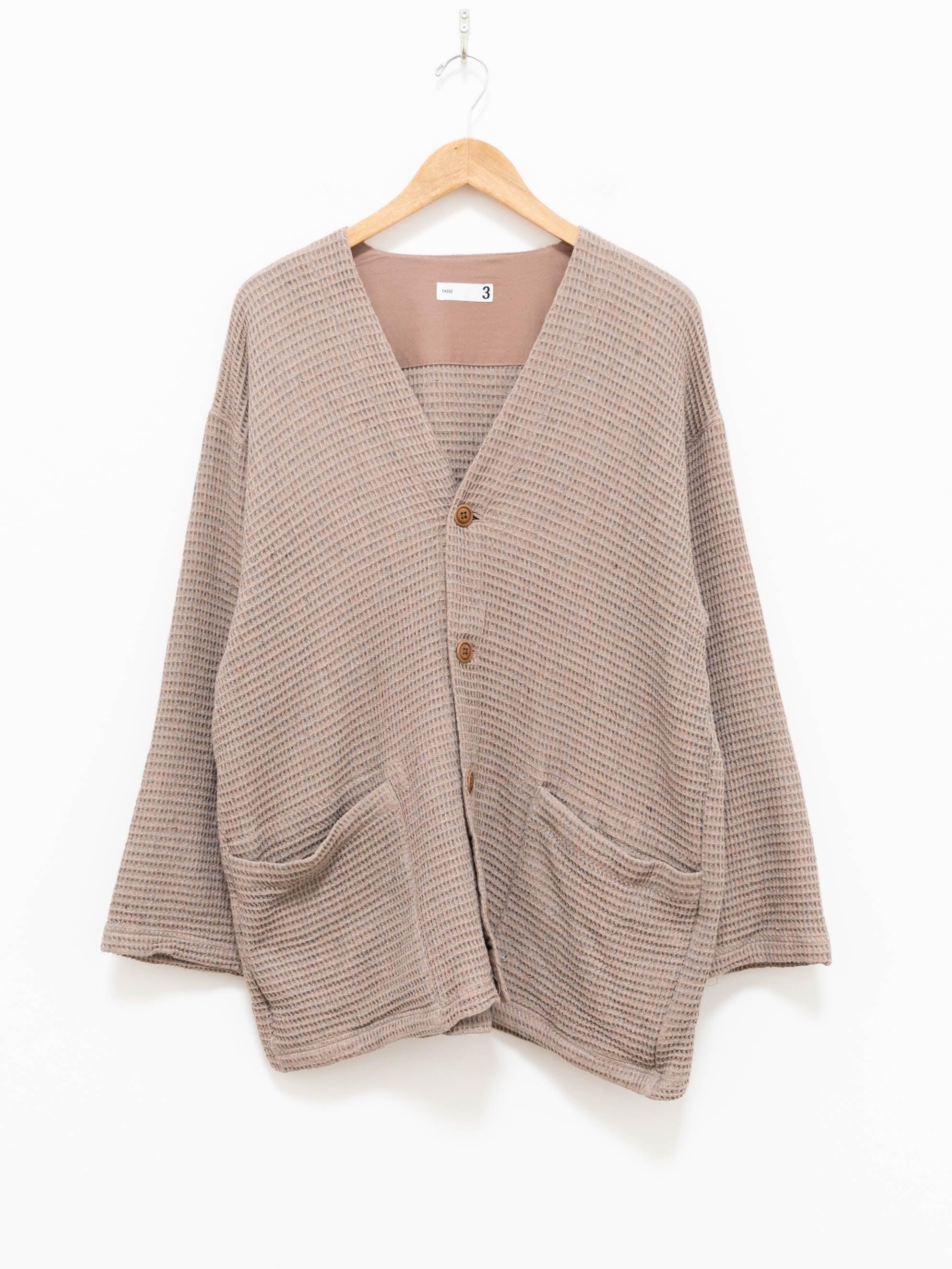 Knitting Pattern // Thermal Waffle Stitch Oversized Cardigan