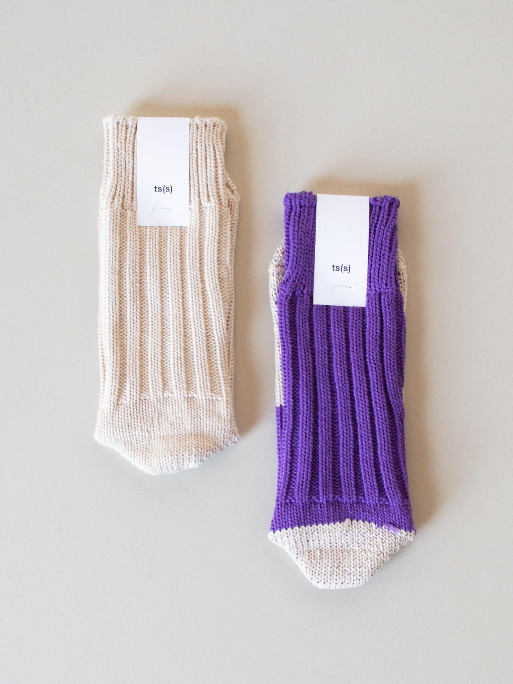 Namu Shop - ts(s) Mix and Match Cotton Rib Sock - Multiple Colors