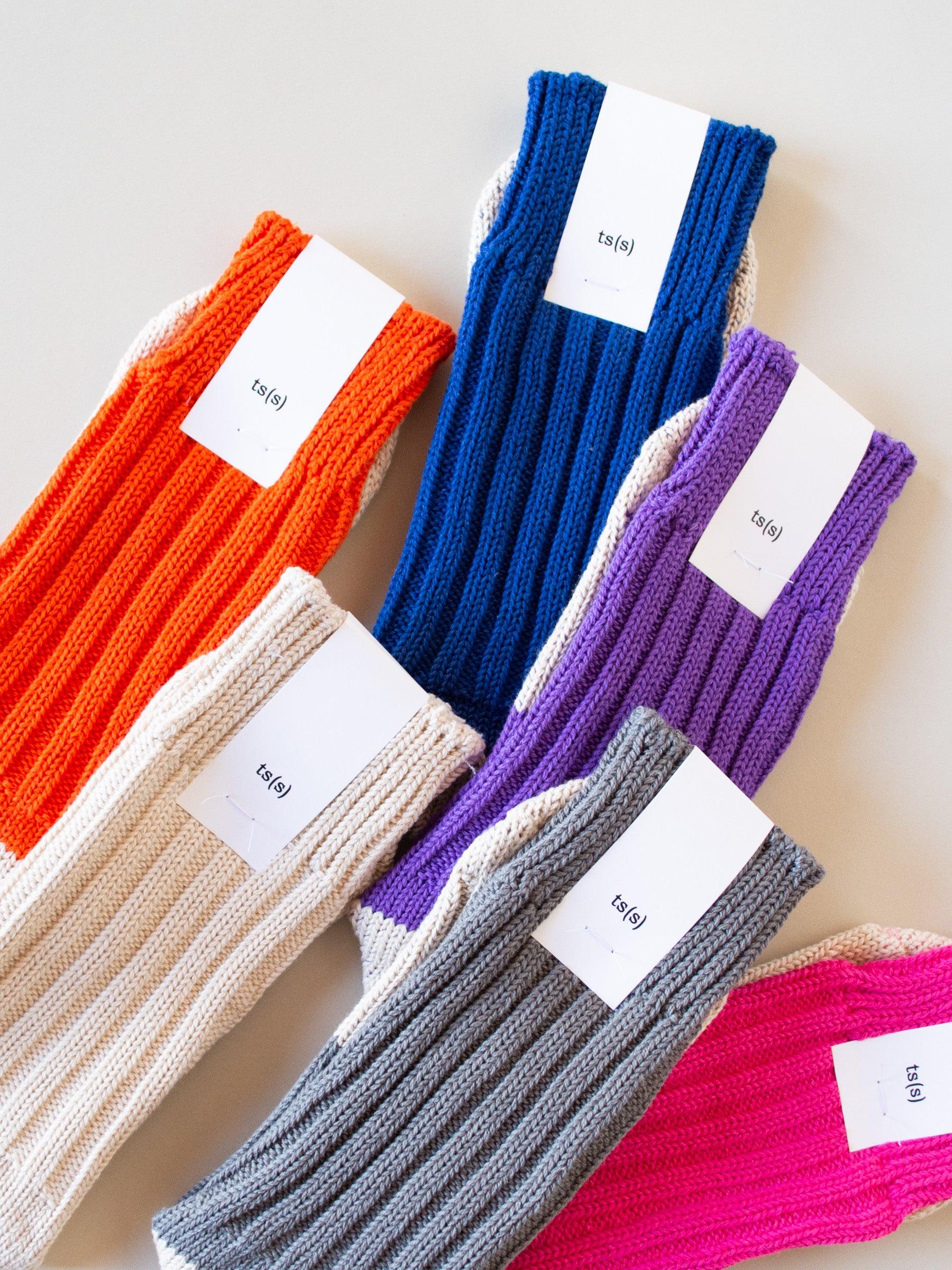 Namu Shop - ts(s) Mix and Match Cotton Rib Sock - Multiple Colors