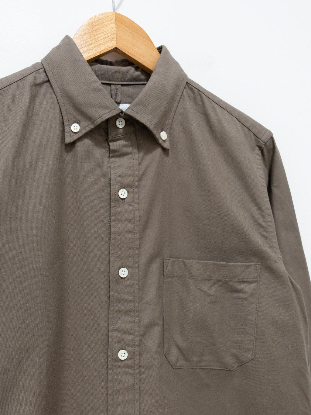 Namu Shop - ts(s) Oxford BD Shirt - Olive Khaki