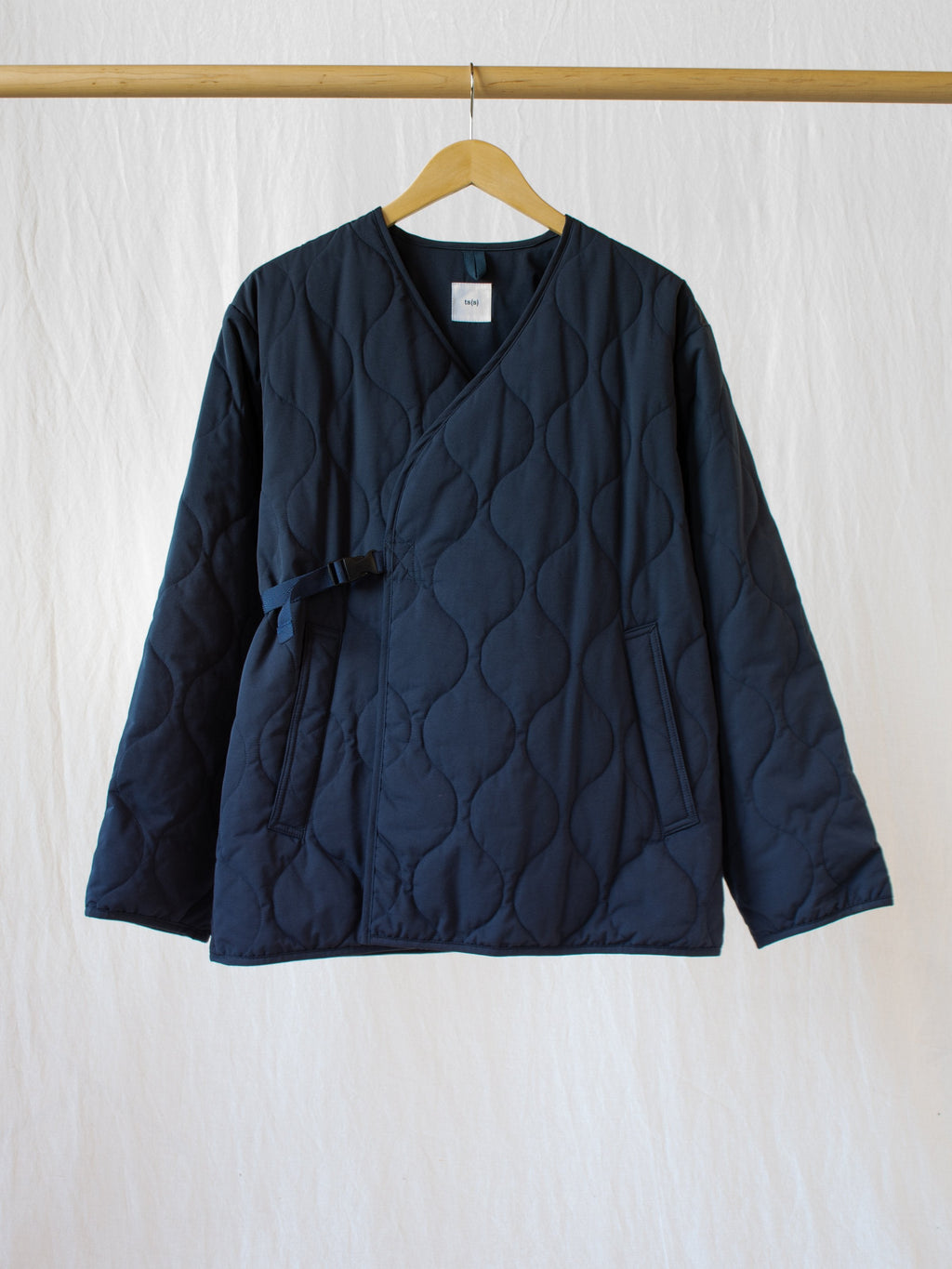 Namu Shop - ts(s) Quilted Liner Buckle Jacket - Navy