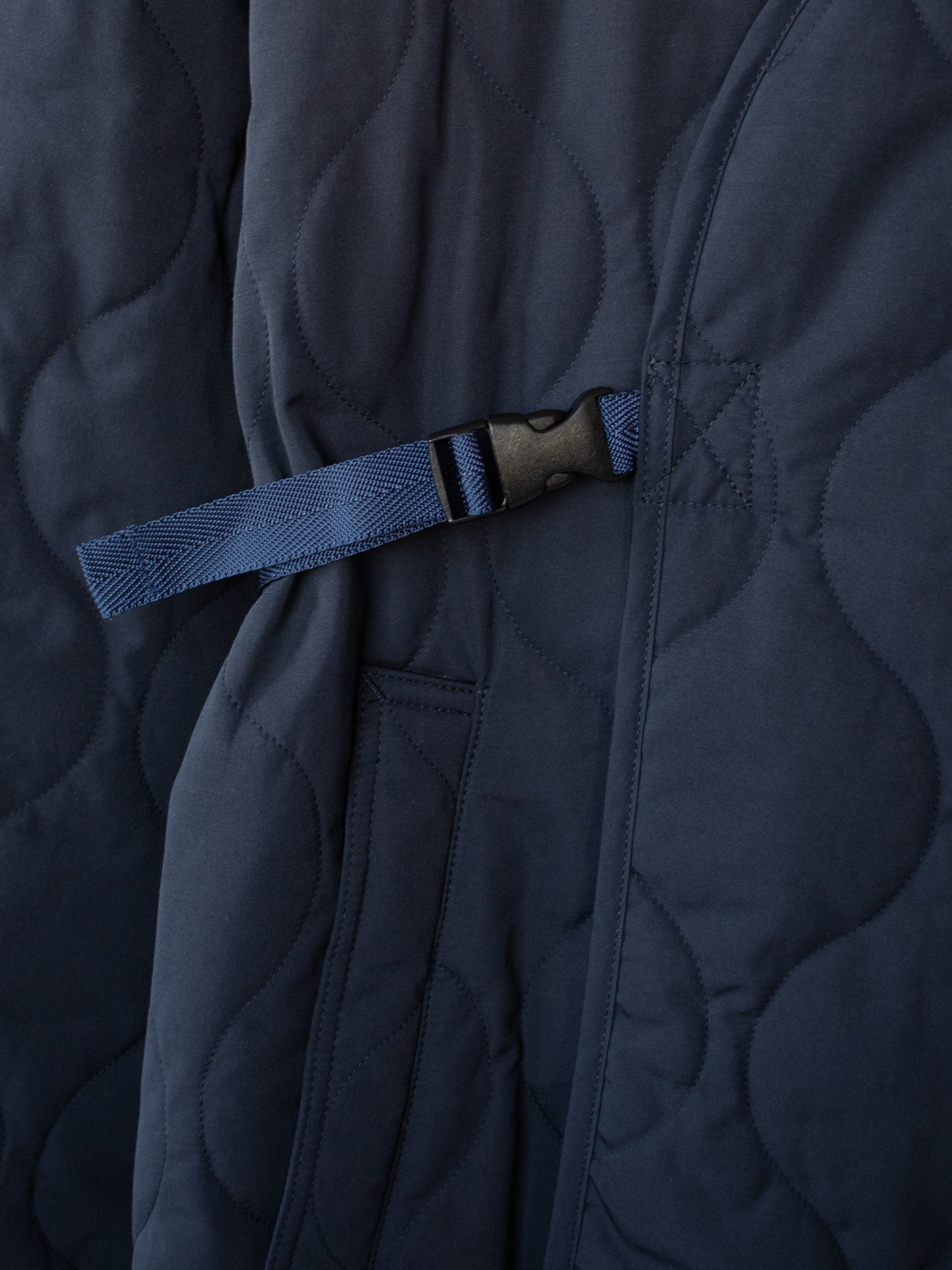 Namu Shop - ts(s) Quilted Liner Buckle Jacket - Navy