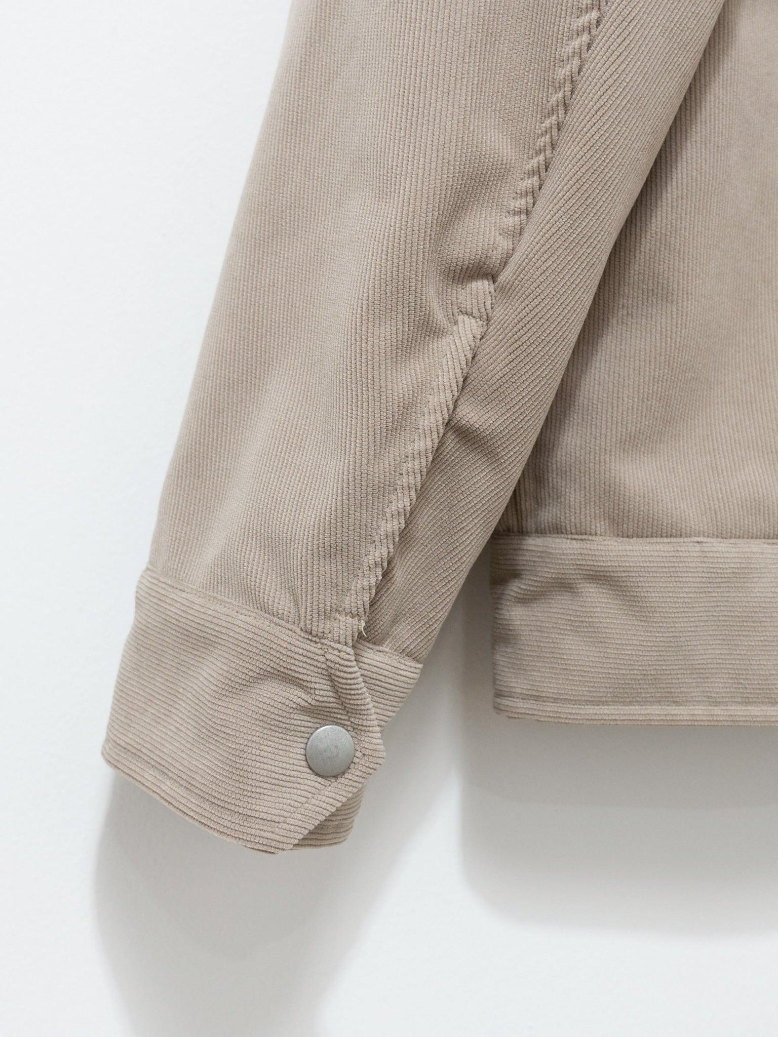 Namu Shop - ts(s) SOLOTEX Poly Stretch Corduroy Bomber Jacket - Graige