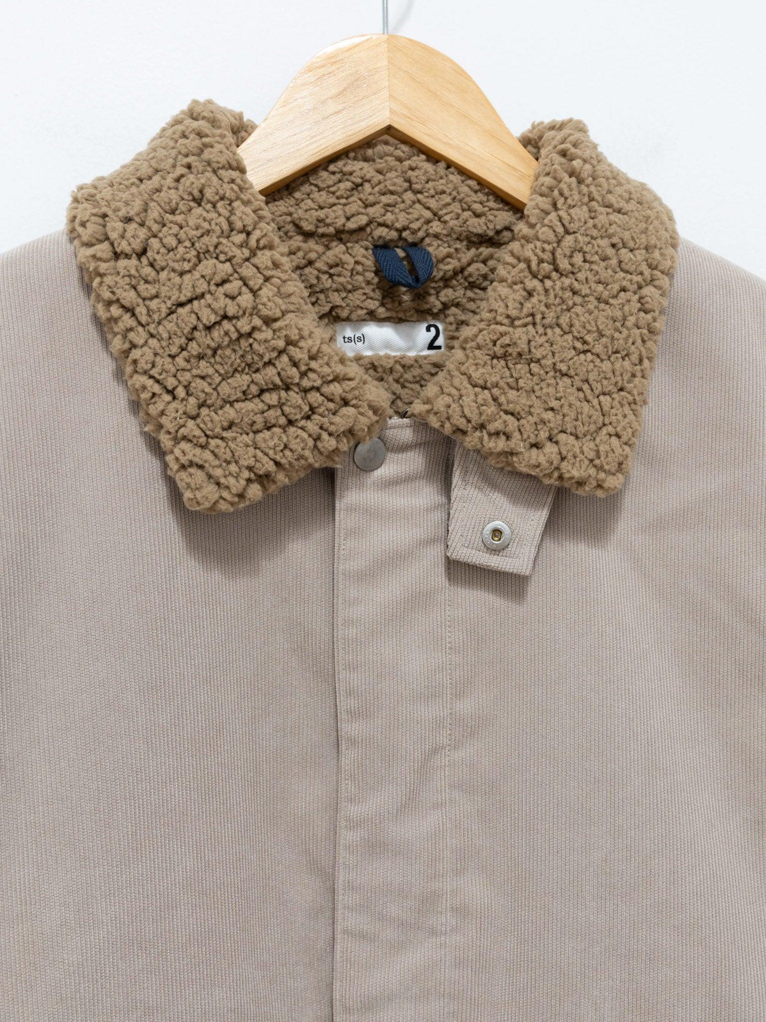 Namu Shop - ts(s) SOLOTEX Poly Stretch Corduroy Bomber Jacket - Graige