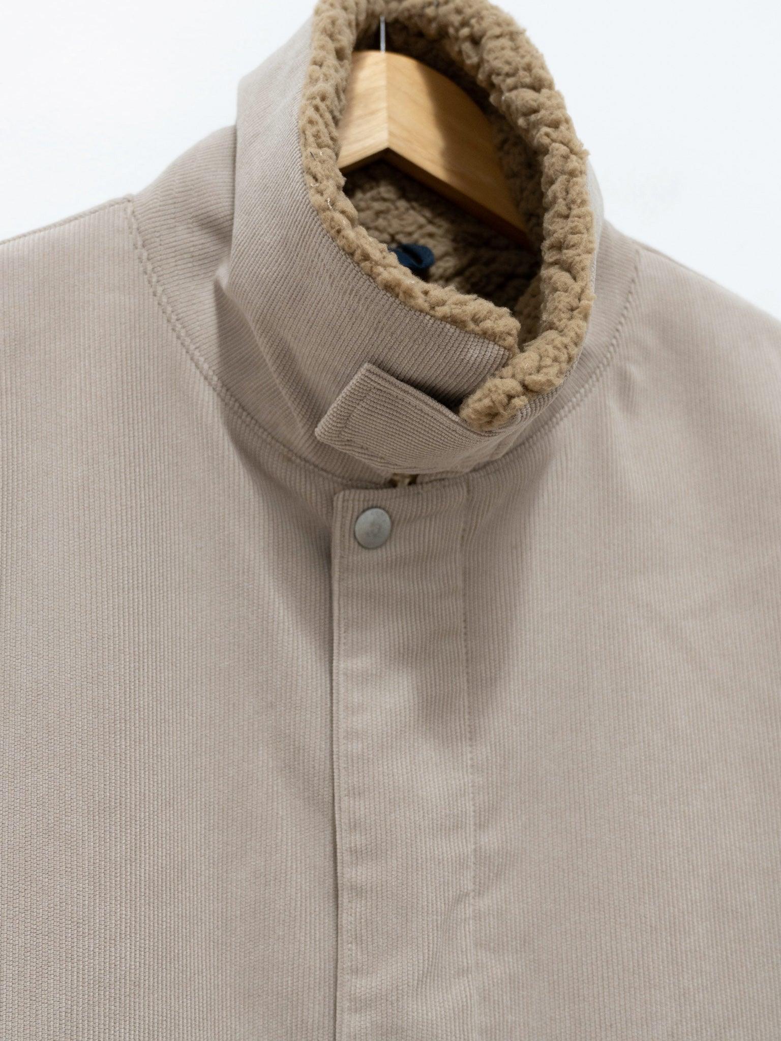 Namu Shop - ts(s) SOLOTEX Poly Stretch Corduroy Bomber Jacket - Graige