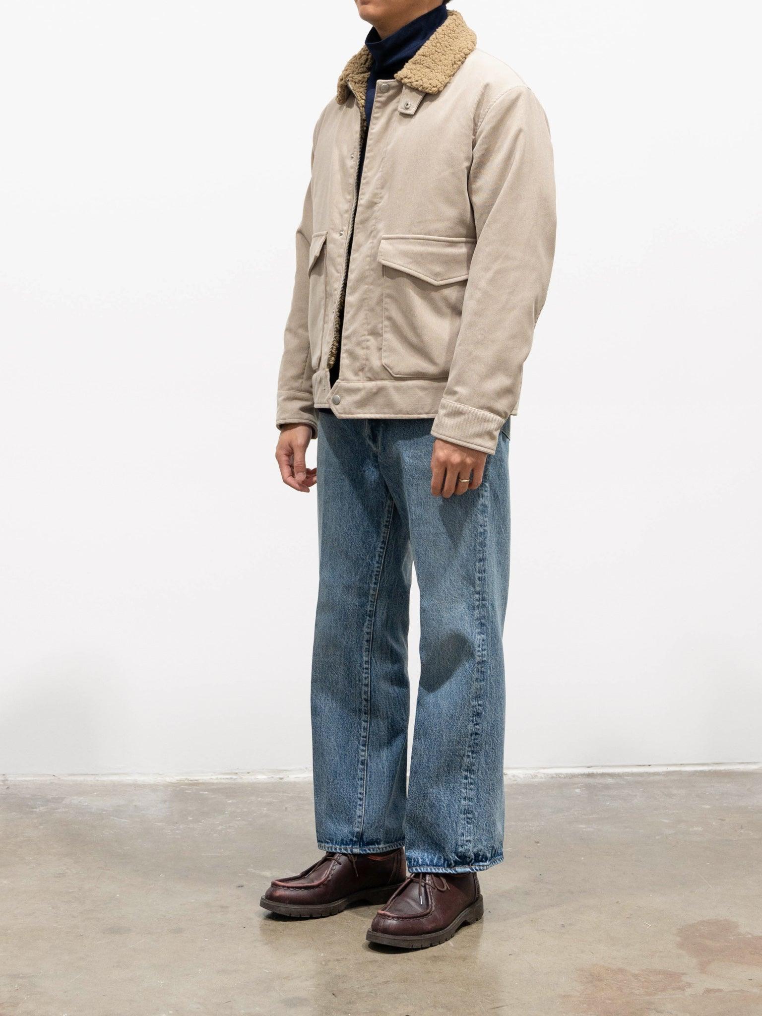 Namu Shop - ts(s) Washable Milled Wool Jersey Turtleneck Knit - Navy