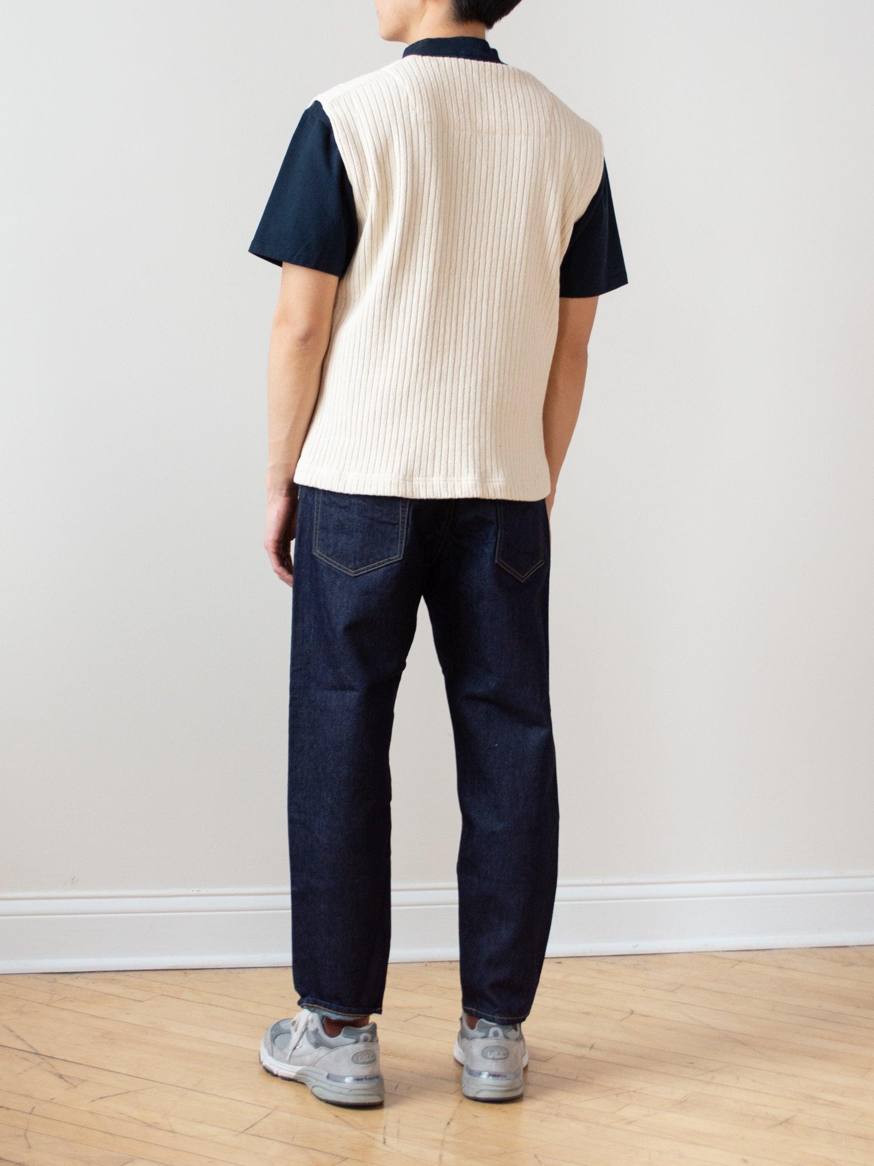 Namu Shop - ts(s) Wide Rib Easy Vest - Natural