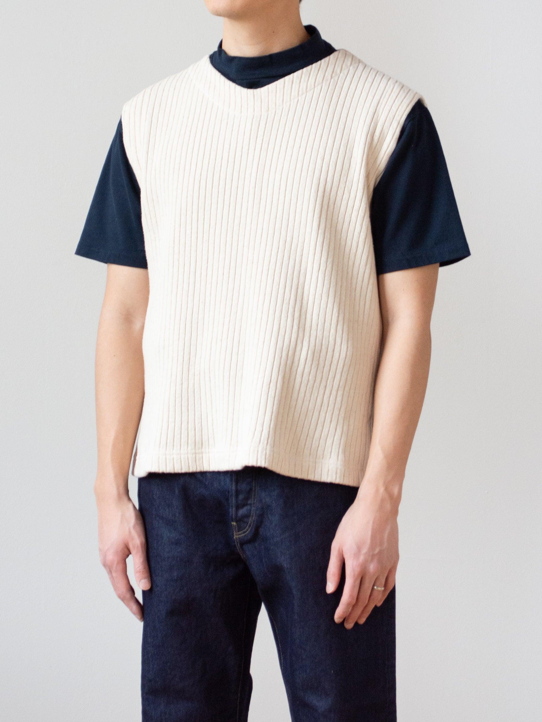 Namu Shop - ts(s) Wide Rib Easy Vest - Natural