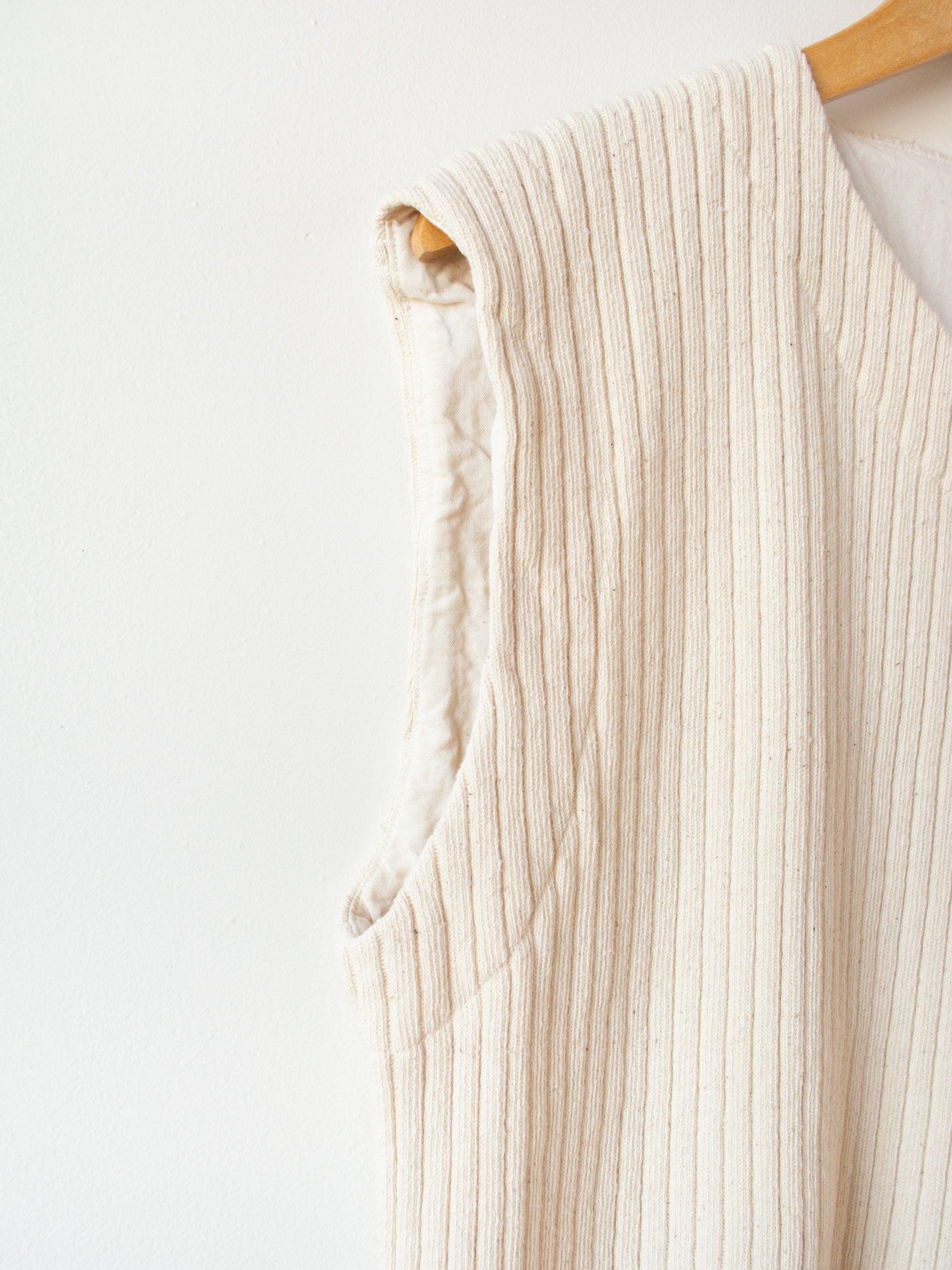 Namu Shop - ts(s) Wide Rib Easy Vest - Natural