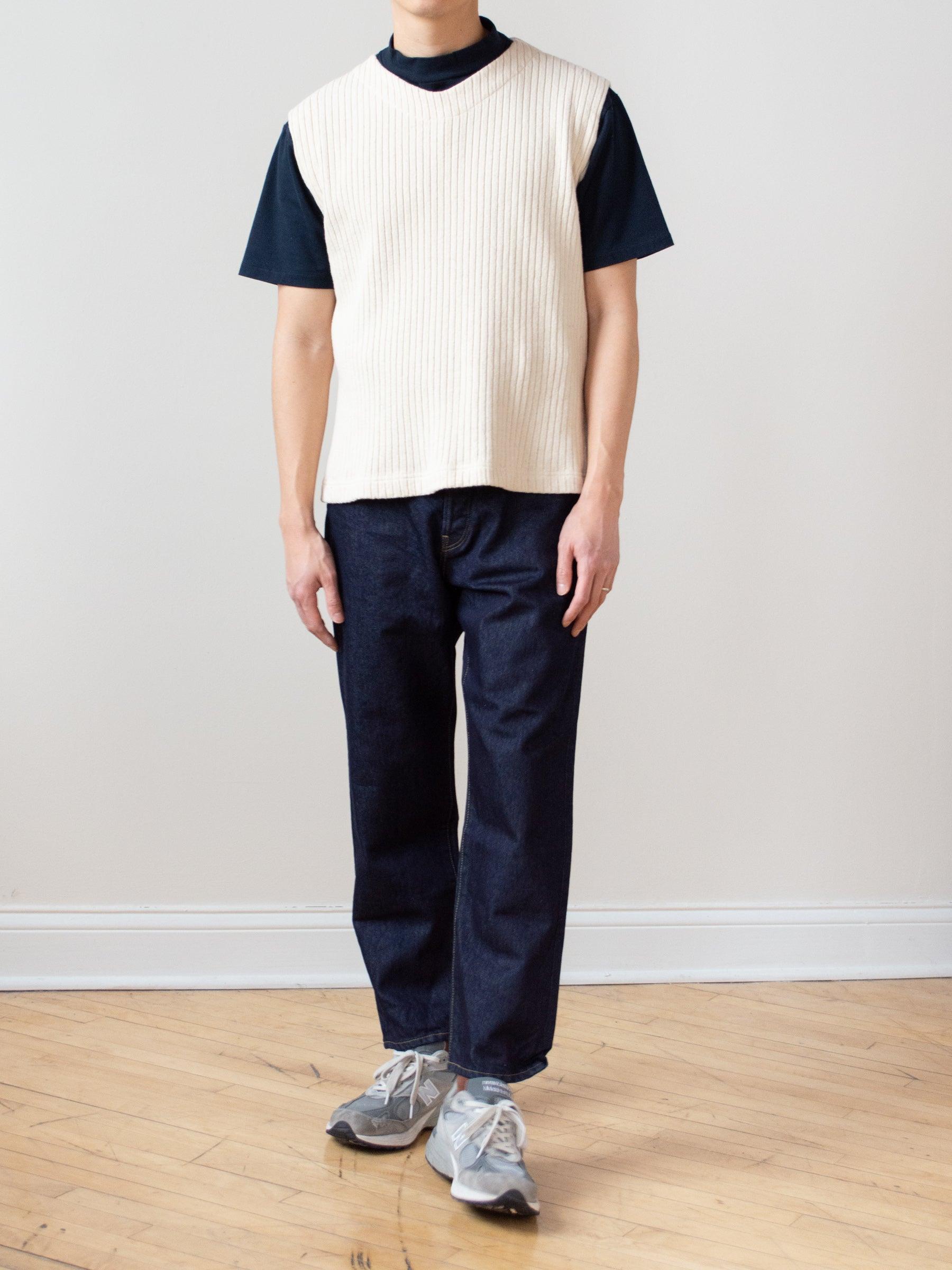 Namu Shop - ts(s) Wide Rib Easy Vest - Natural