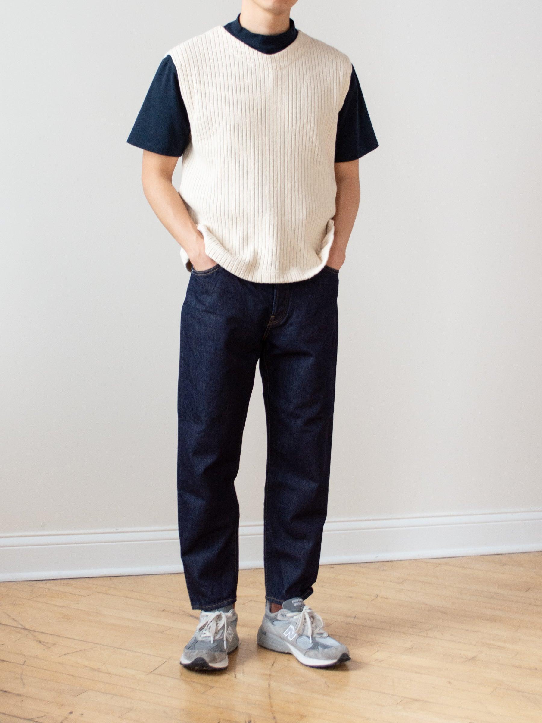 Namu Shop - ts(s) Wide Rib Easy Vest - Natural