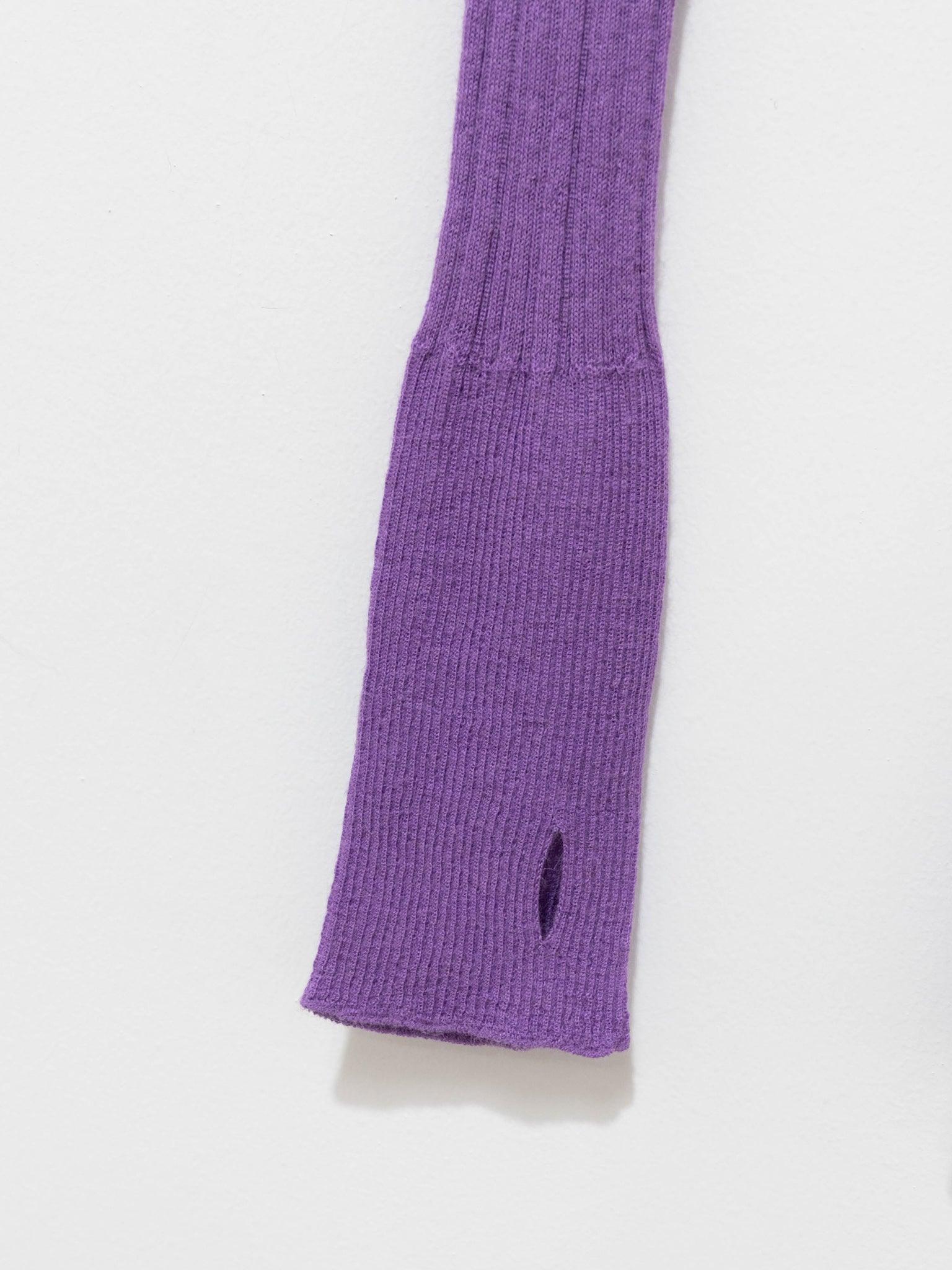 Namu Shop - Unfil Baby Suri Alpaca High Neck Sweater - Violet