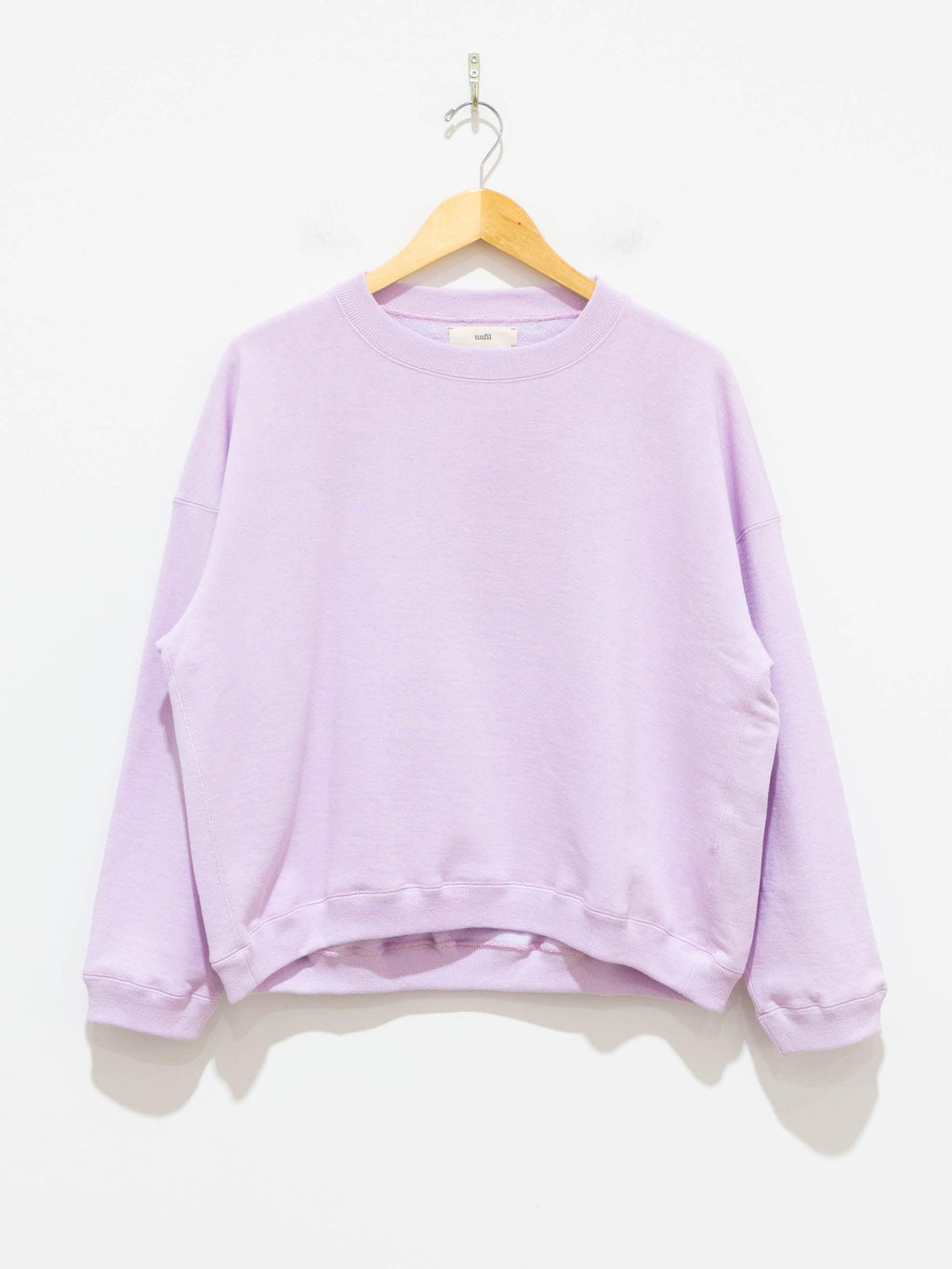 Namu Shop - Unfil Cotton Paper Terry Sweatshirt - Lilac
