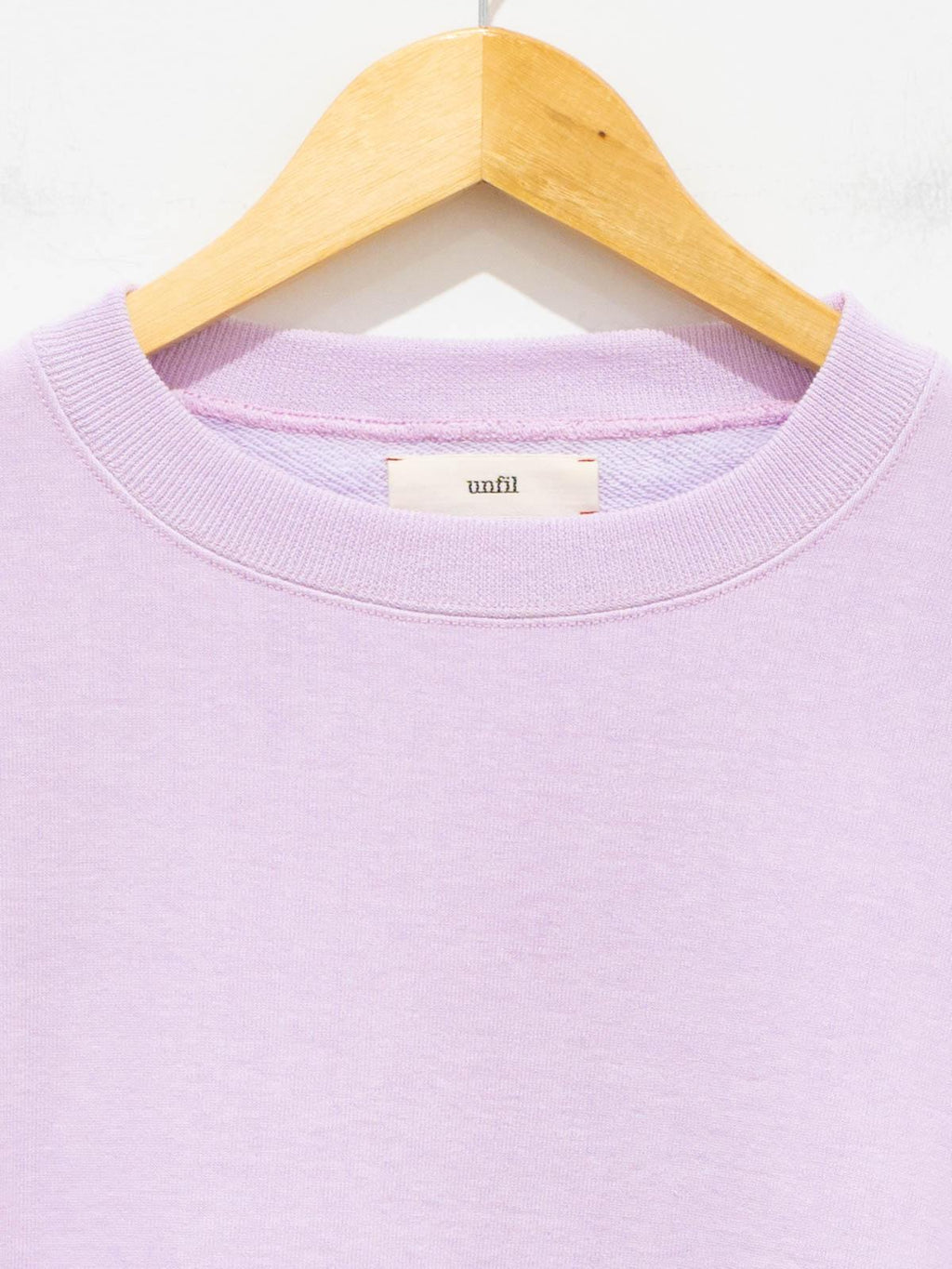 Namu Shop - Unfil Cotton Paper Terry Sweatshirt - Lilac