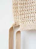 Namu Shop - Unfil Hand Crochet Gima Cotton Vest - Ecru