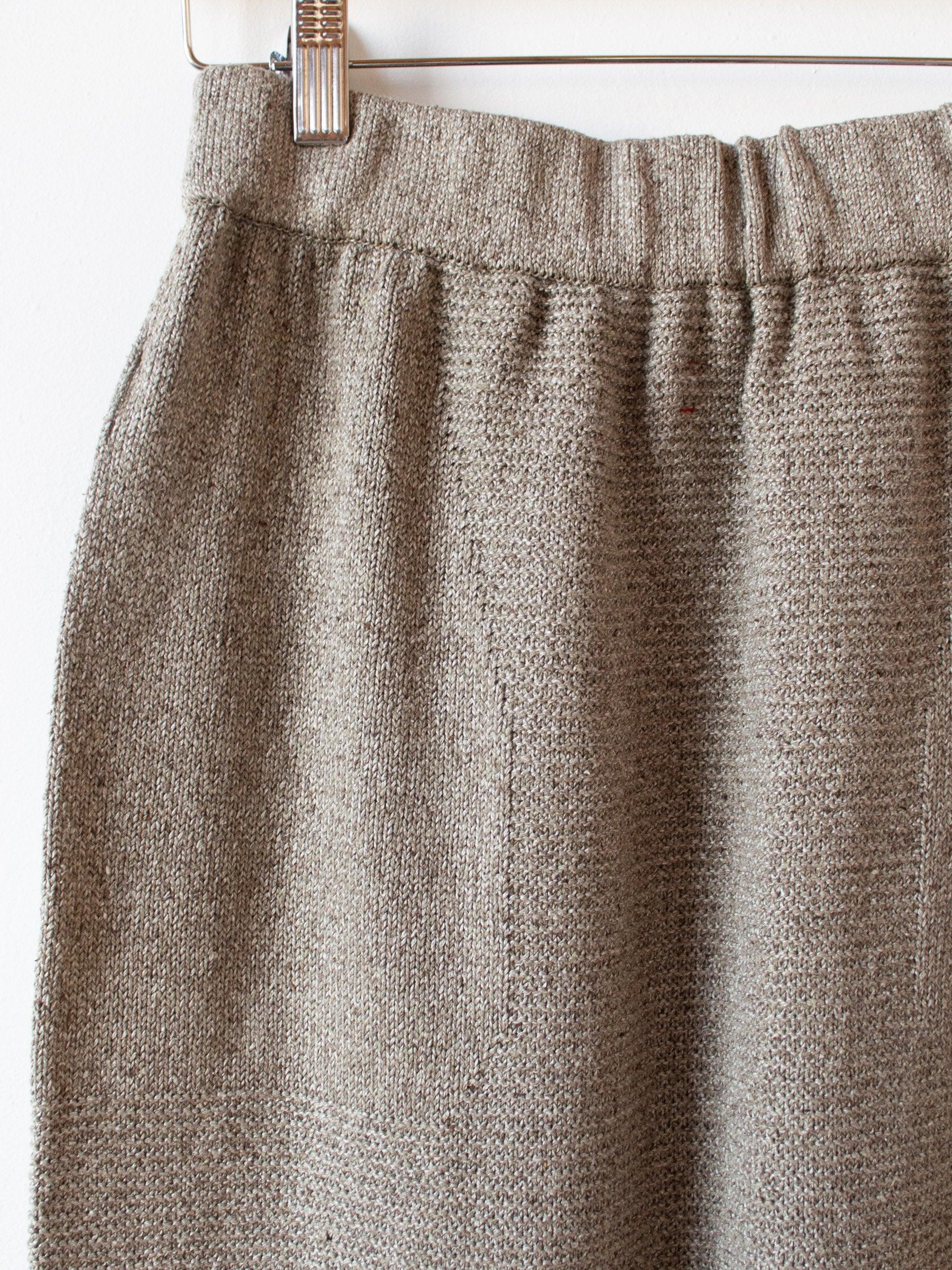 Namu Shop - Unfil Mulberry & Raw Silk Knit Skirt