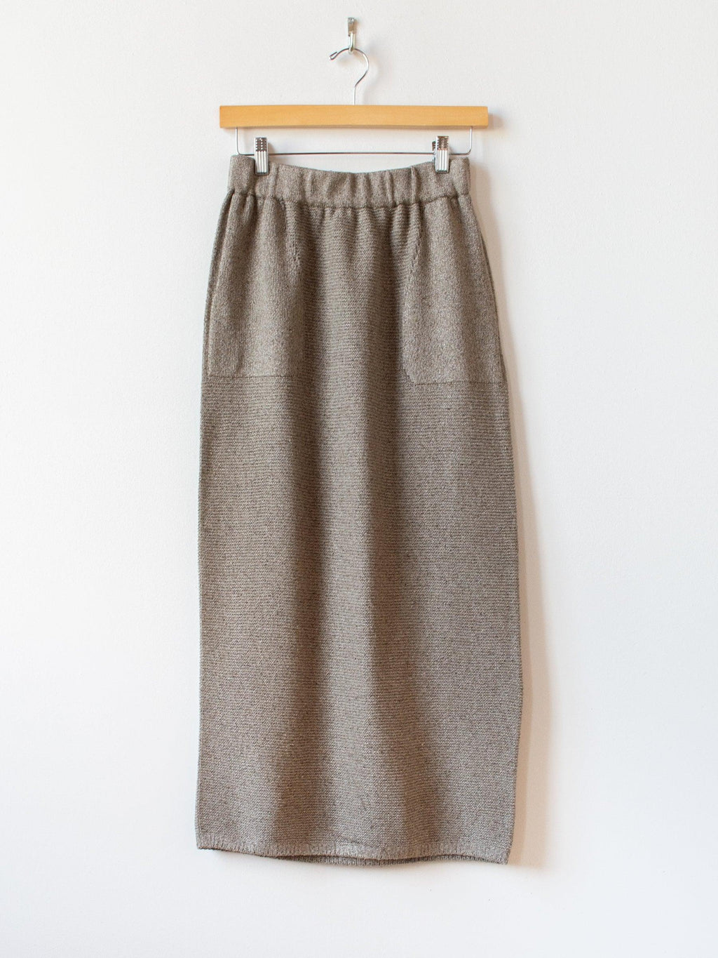 Namu Shop - Unfil Mulberry & Raw Silk Knit Skirt