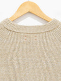 Namu Shop - Unfil Organic Hemp Ribbed Knit Vest - Beige Mix