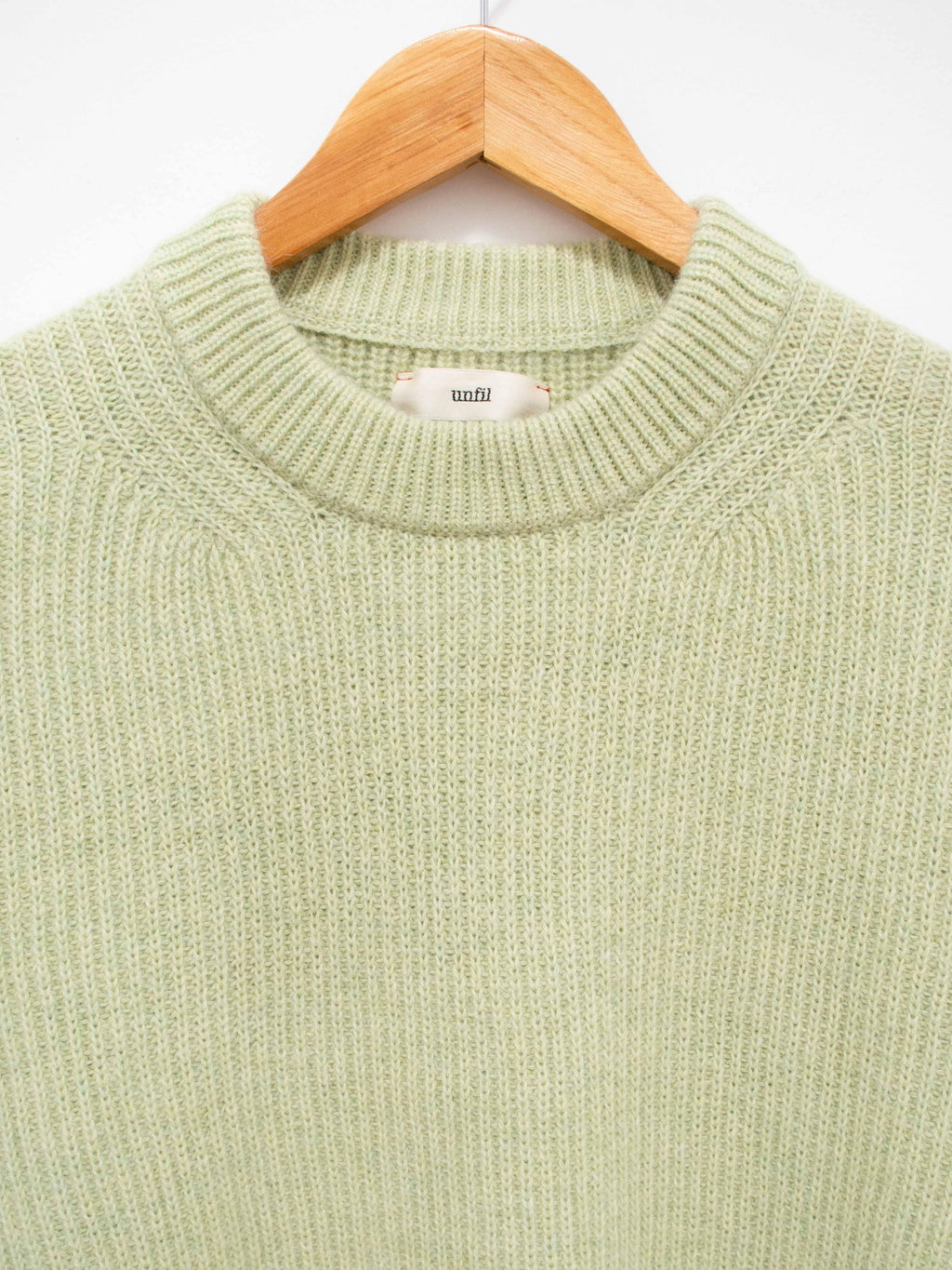 Namu Shop - Unfil Royal Baby Alpaca Sweater - Light Green