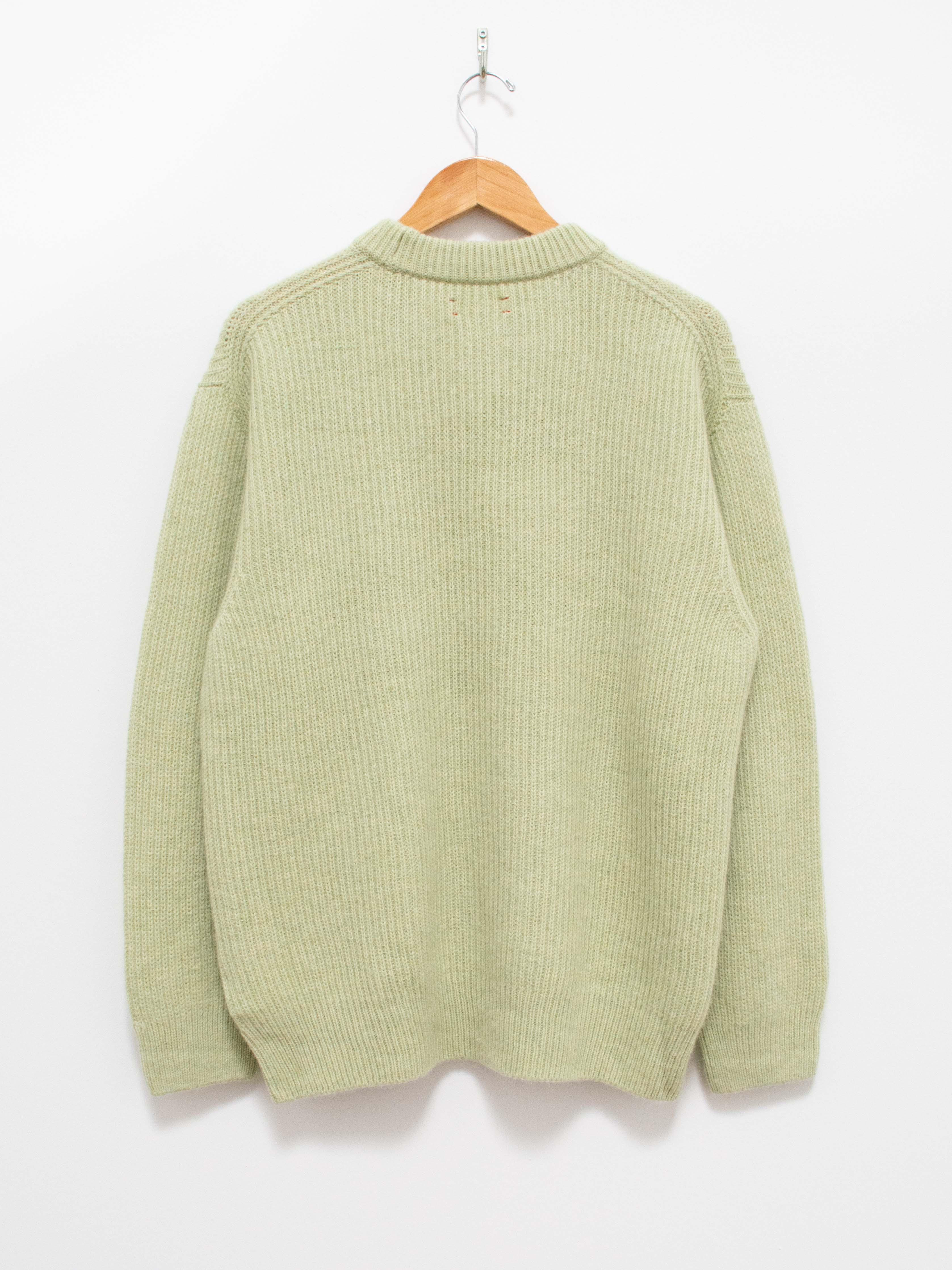 Namu Shop - Unfil Royal Baby Alpaca Sweater - Light Green